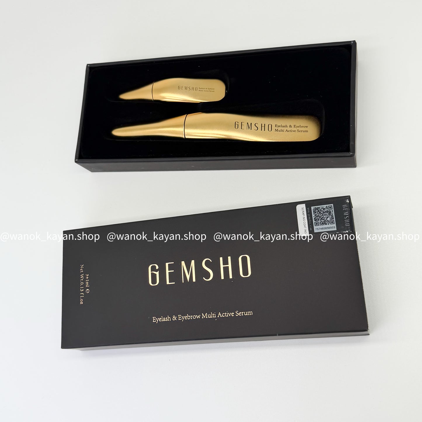 防偽正貨 包順豐 美國 Gemsho 增長睫毛液3ml+1ml極速增長睫毛液人氣之選 。GEMSHO Eyelash & Eyebrow Multi Active Serum