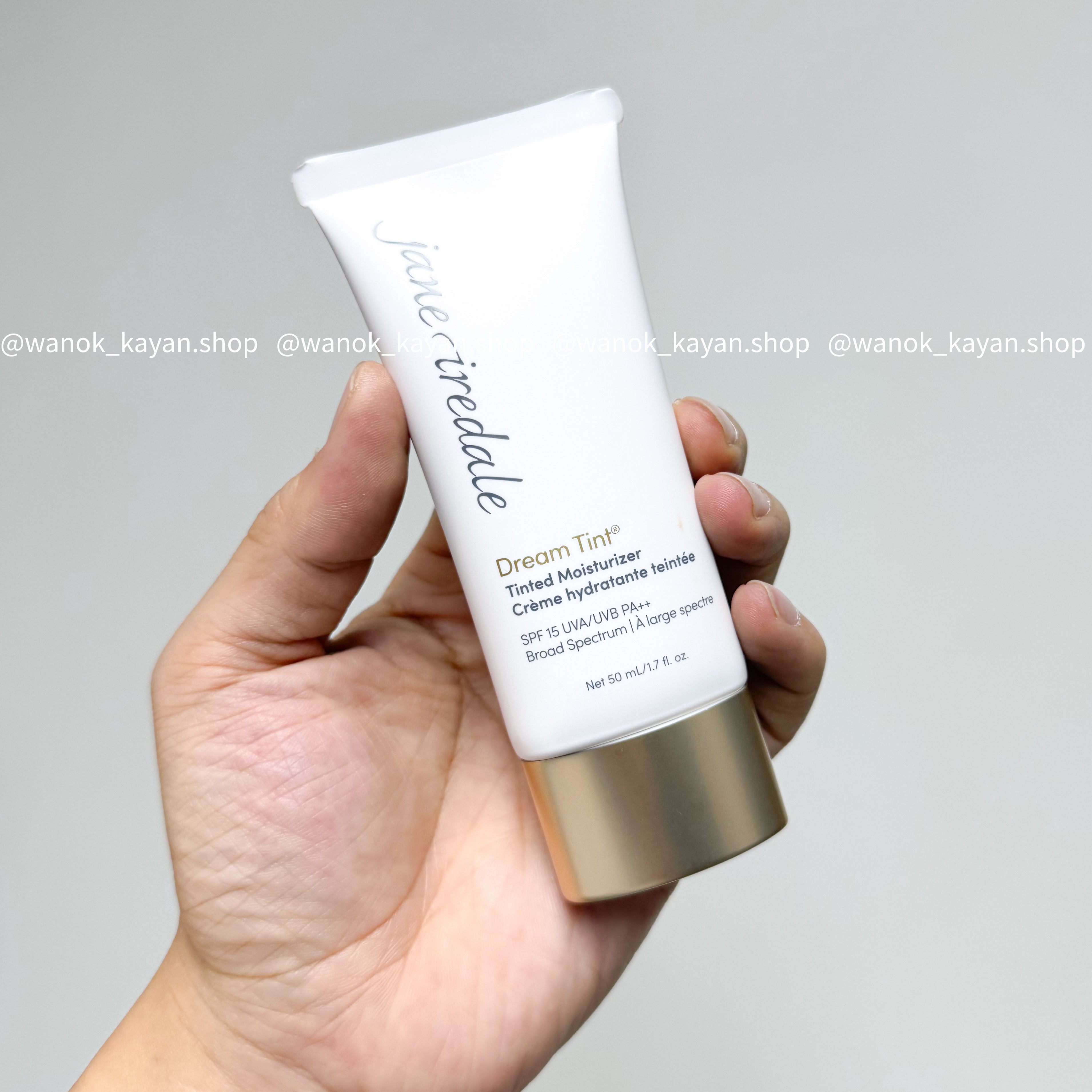 Jane Iredale Jane Iredale Dream Tint 潤澤防曬底霜SPF15  Dream Tint SPF15防曬霜隔離乳  Dream Tint Tinted Moisturizer Créme hydratante teintée 50ml