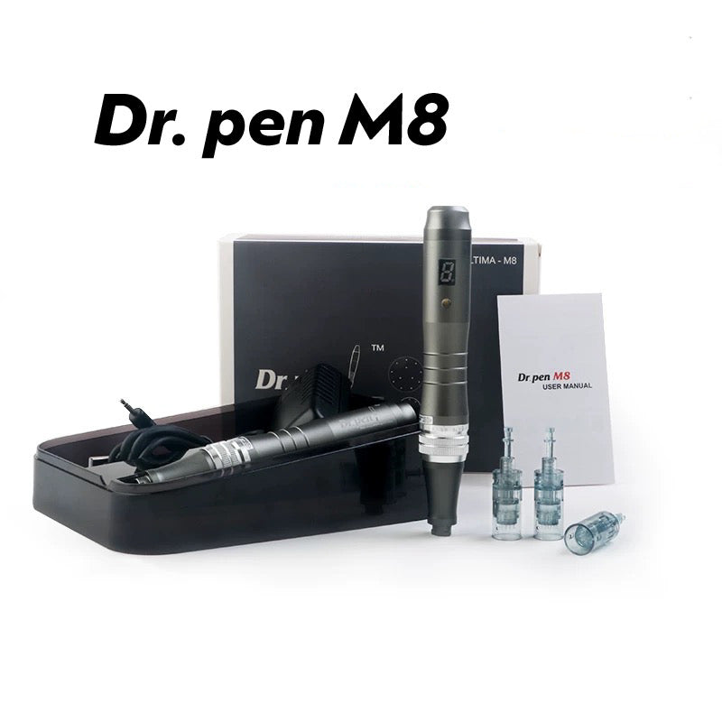 DR.PEN M8小黑筆 MTS無線電動充電M8微針儀導入美容儀 ULTIMA - M8 電動微針筆 dr pen M8納米微晶美容儀導入儀飛梭筆 drpen 手提電動MTS儀