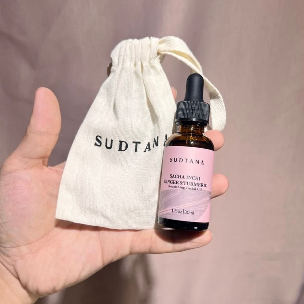 章小蕙推薦 包順豐 SUDTANA 姜黃修護舒緩面部精華油 30ml SUDTANA SACHA INCHI GINGER & TURMERIC Nourishing Facial Oil