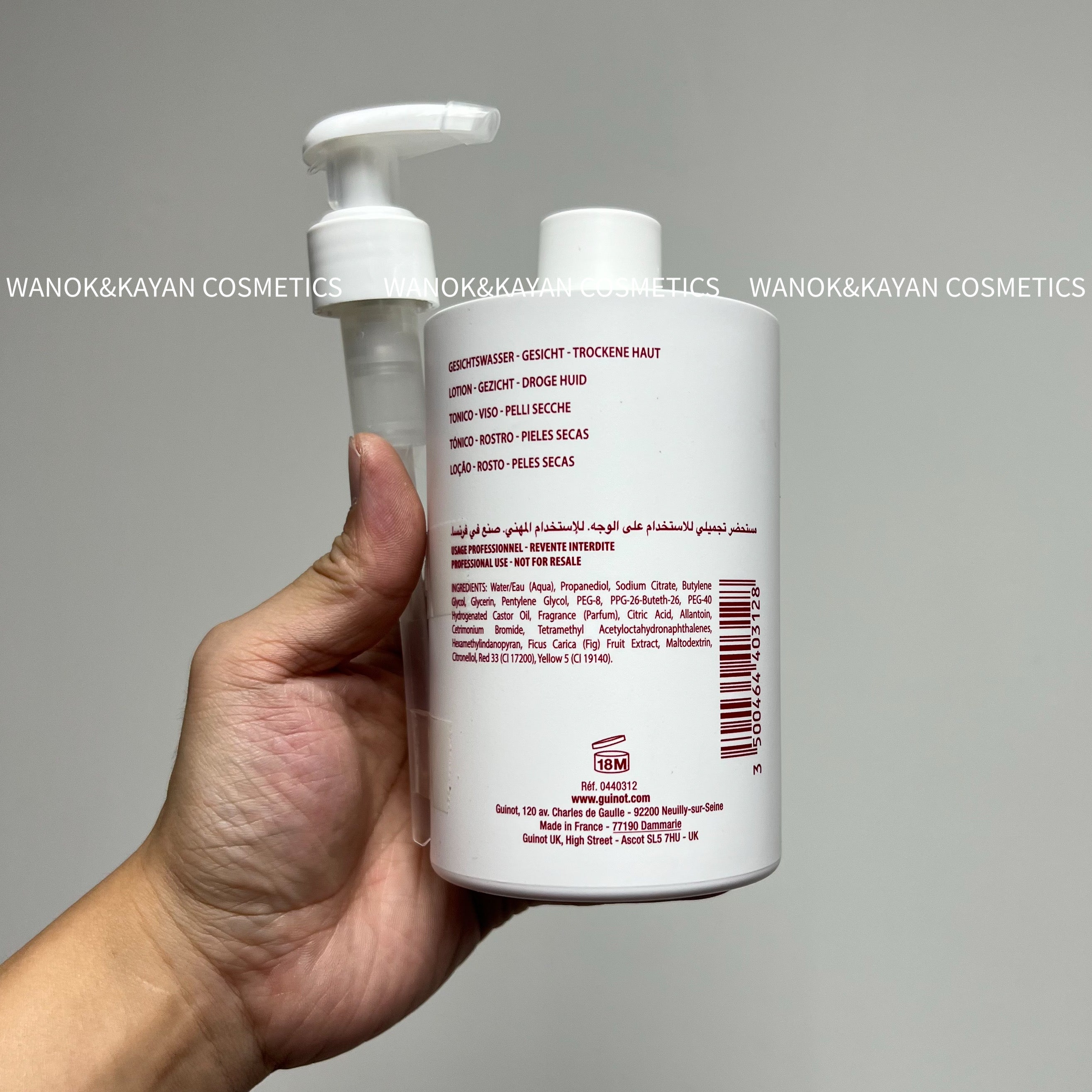 Guinot Hydra Beaute Toning Lotion 滋潤爽膚水 500ml Guinot LOTION HYDRA BEAUTE TONING LOTION