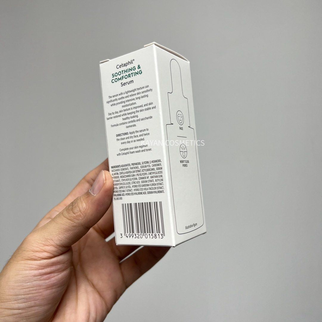 包順豐 Cetaphil 舒特膚積雪草舒敏修復精華液30ml  Soothing & Comforting CICA Restoring Serum