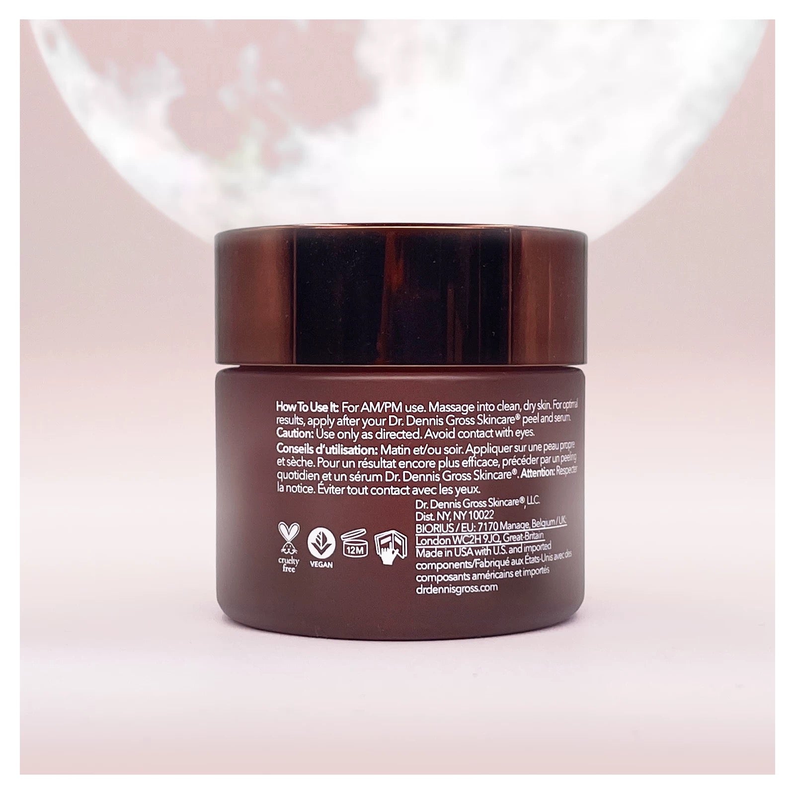 Dr Dennis Gross 阿魏酸A醇面霜60g Advanced Retinol + FerulicIntense Wrinkle CreamCrème Anti-Rides Intense