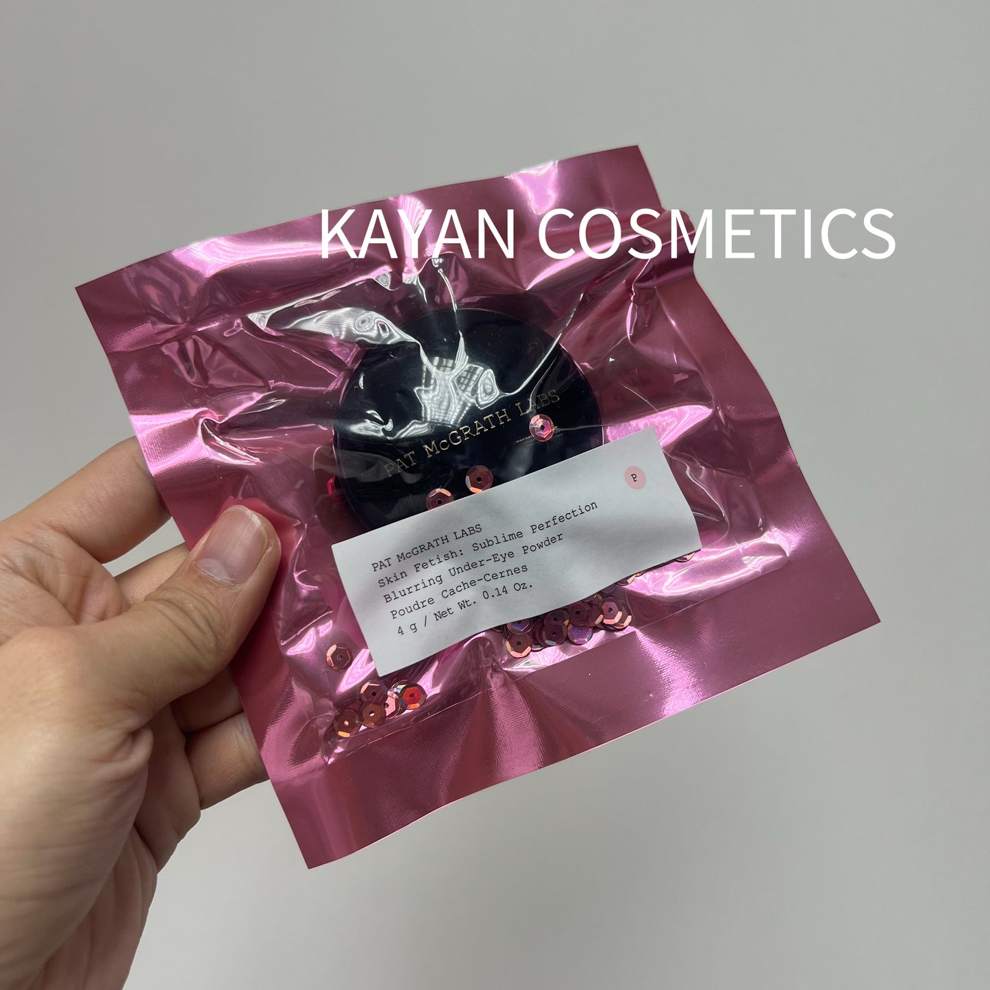 定妝小飛碟 包順豐 美國 PAT MCGRATH LABS  眼部蜜粉Light提亮散粉定妝眼下  Pat Mcgrath眼下眼部定妝蜜粉餅Light柔焦淚溝4g