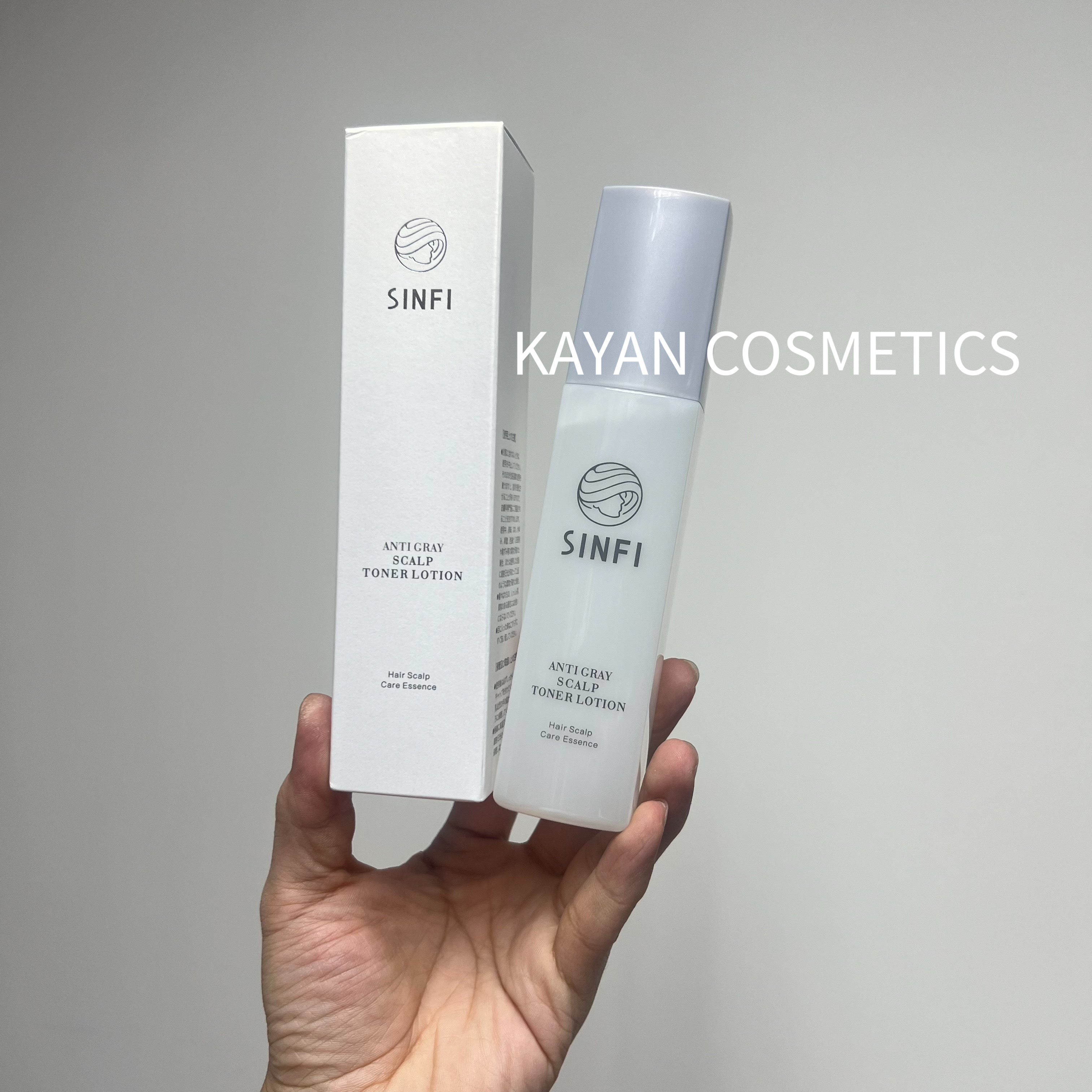 白髮變黑髮 SINFI 白髮變黑髮治根轉黑髮烏髮液 SINFI ANTI GRAY SCALP TONER LOTION Hair Scalp Care Essence 120ml