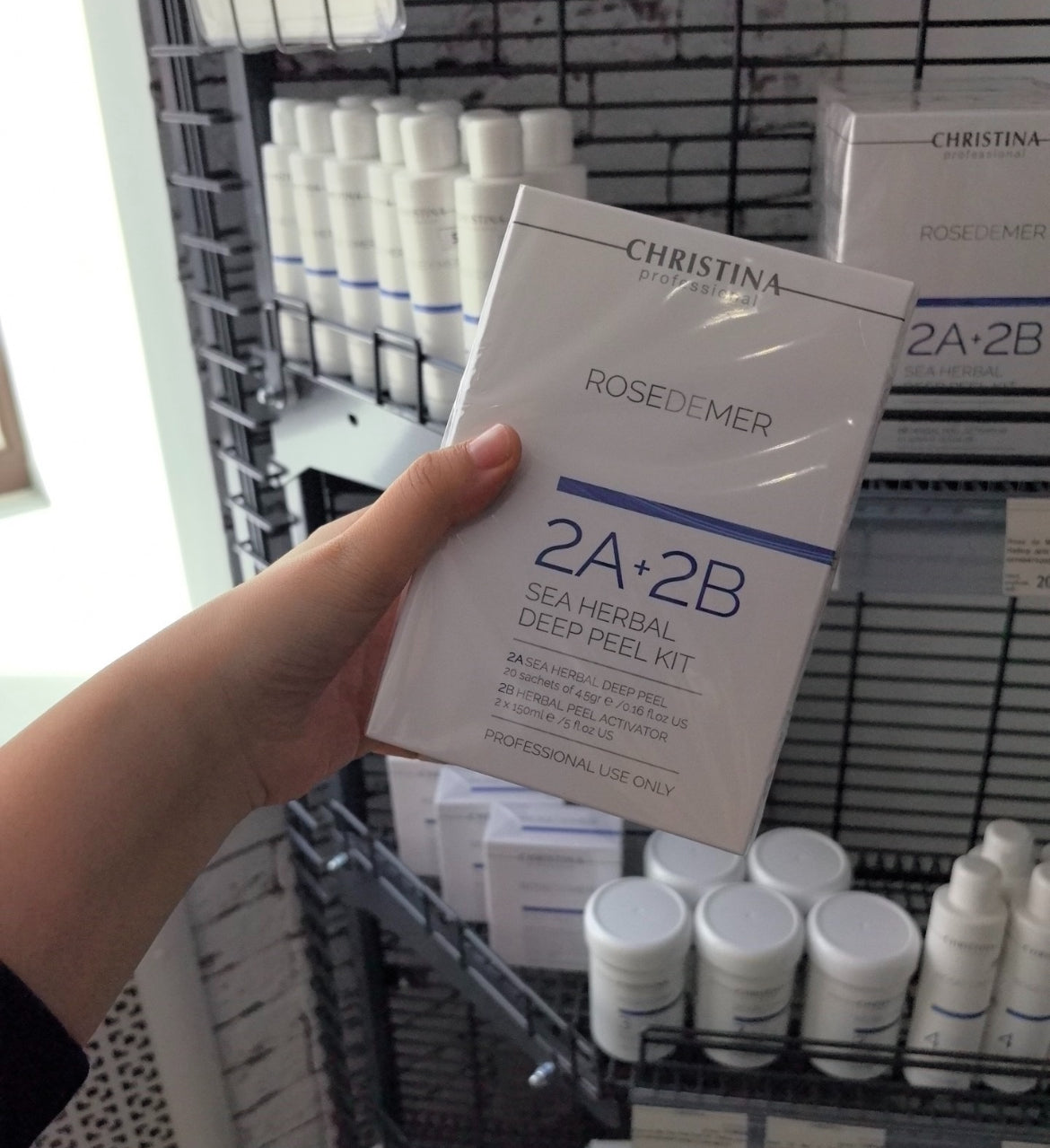 christina 海洋煥膚套裝 阿拉丁煥膚  2支 2B激活液+20包2A粉末  2A+2B SEA HERBAL DEEP PEEL KIT