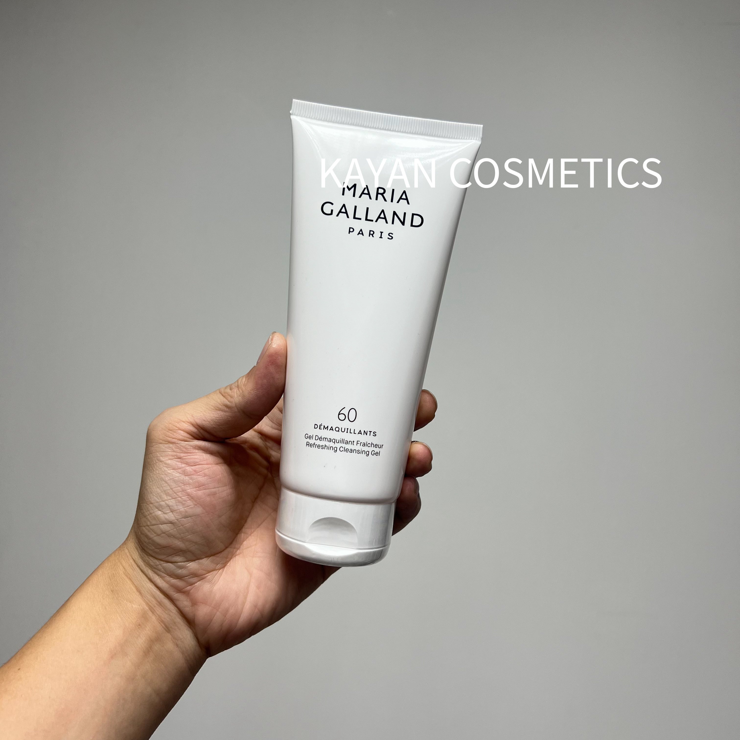 MARIA GALLAND 60 水柔淨膚膠 200ml 60 DEMAQUILLANTS
Gel Demaquillant Fraicheur
Refreshing Cleansing Gel