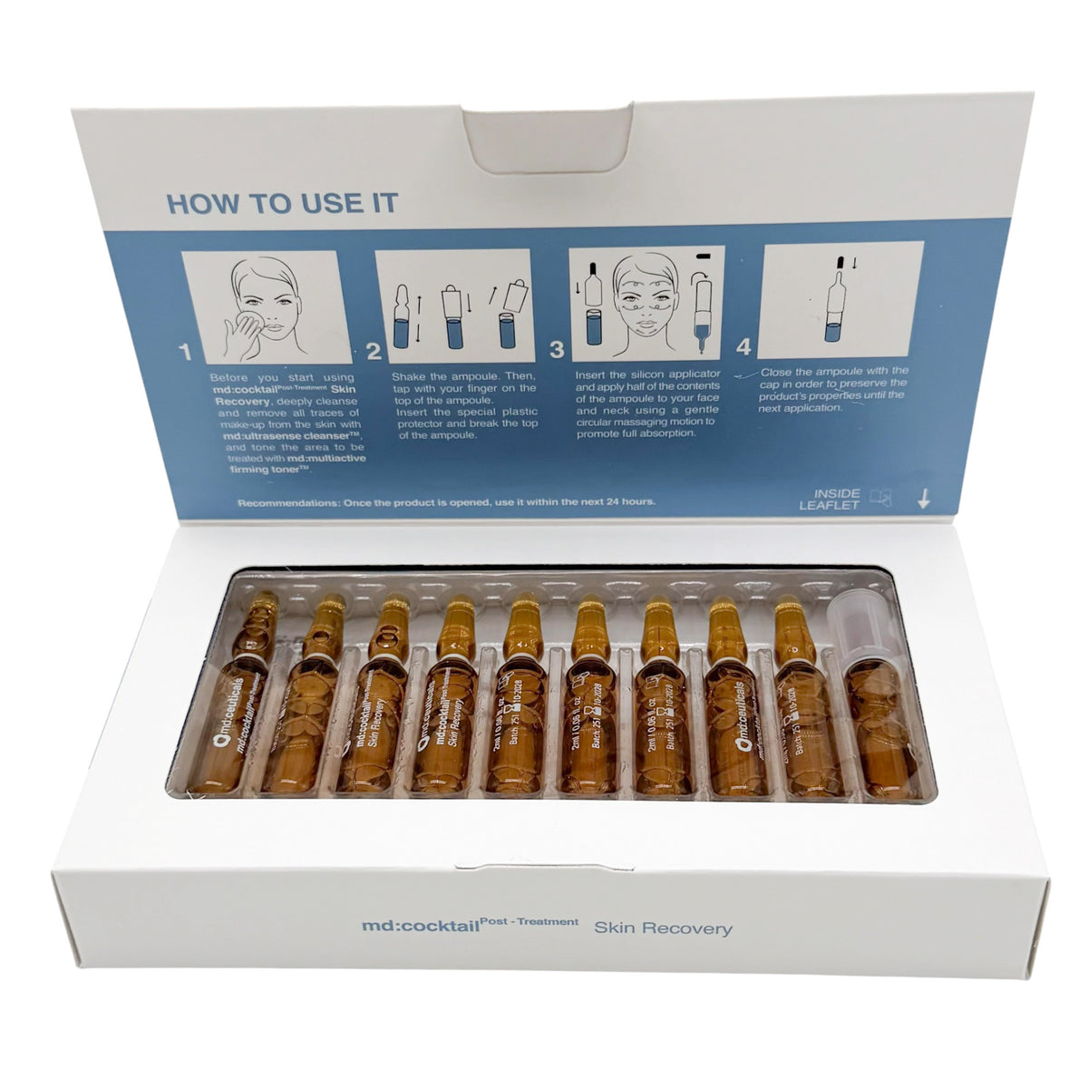 md:ceuticals CPT 復活草極致修護重生活膚安瓶 / 藍水光急救精華 2mlx10 md:ceuticals CPT md:cocktail Post-Treatment Skin Recovery md ceuticals mdceuticals