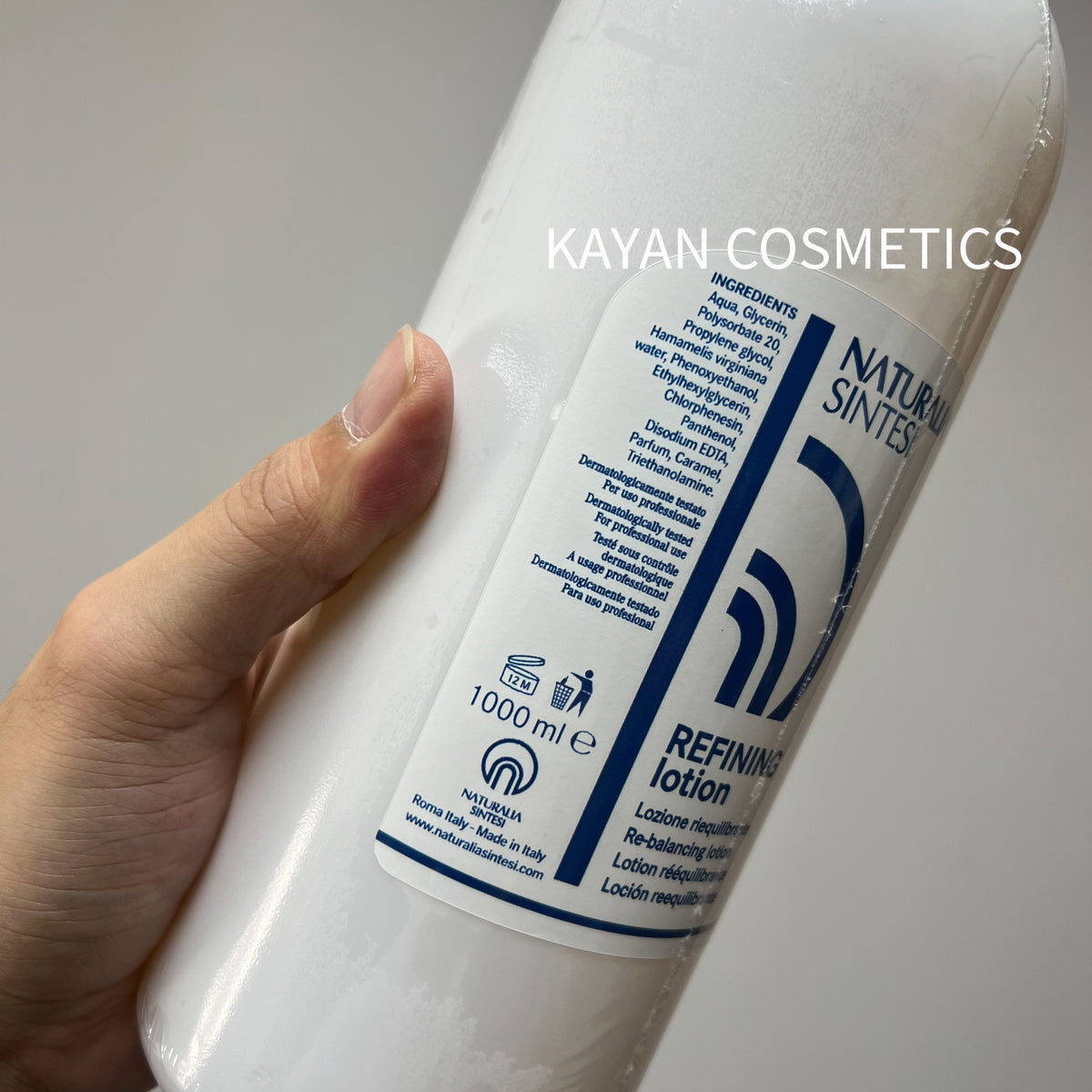 貝嘉文 Naturalia 6738 清爽日夜健膚水1000ml Sintesi  refining lotion 1000ml