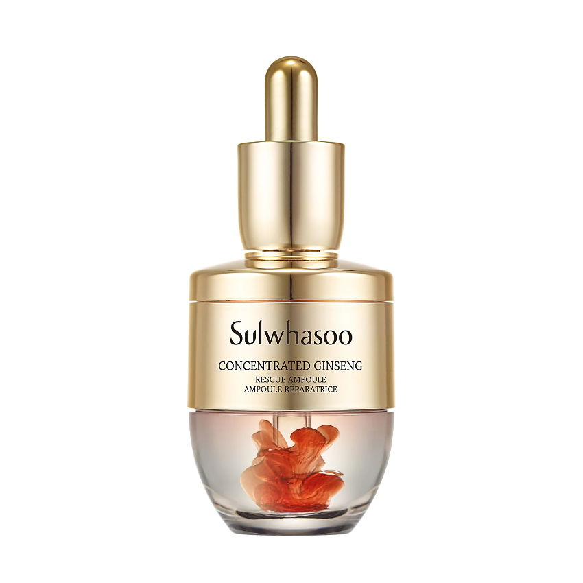 25年新版本 包順豐 Sulwhasoo 雪花秀 滋陰生人參煥顏高效精華液20g Concentrated Ginseng Rescue
Ampoule 紓緩 修復肌膚狀態人參安瓶舒緩肌膚精華＃速效改善脆弱肌 Sulwhasoo皇牌雪花秀