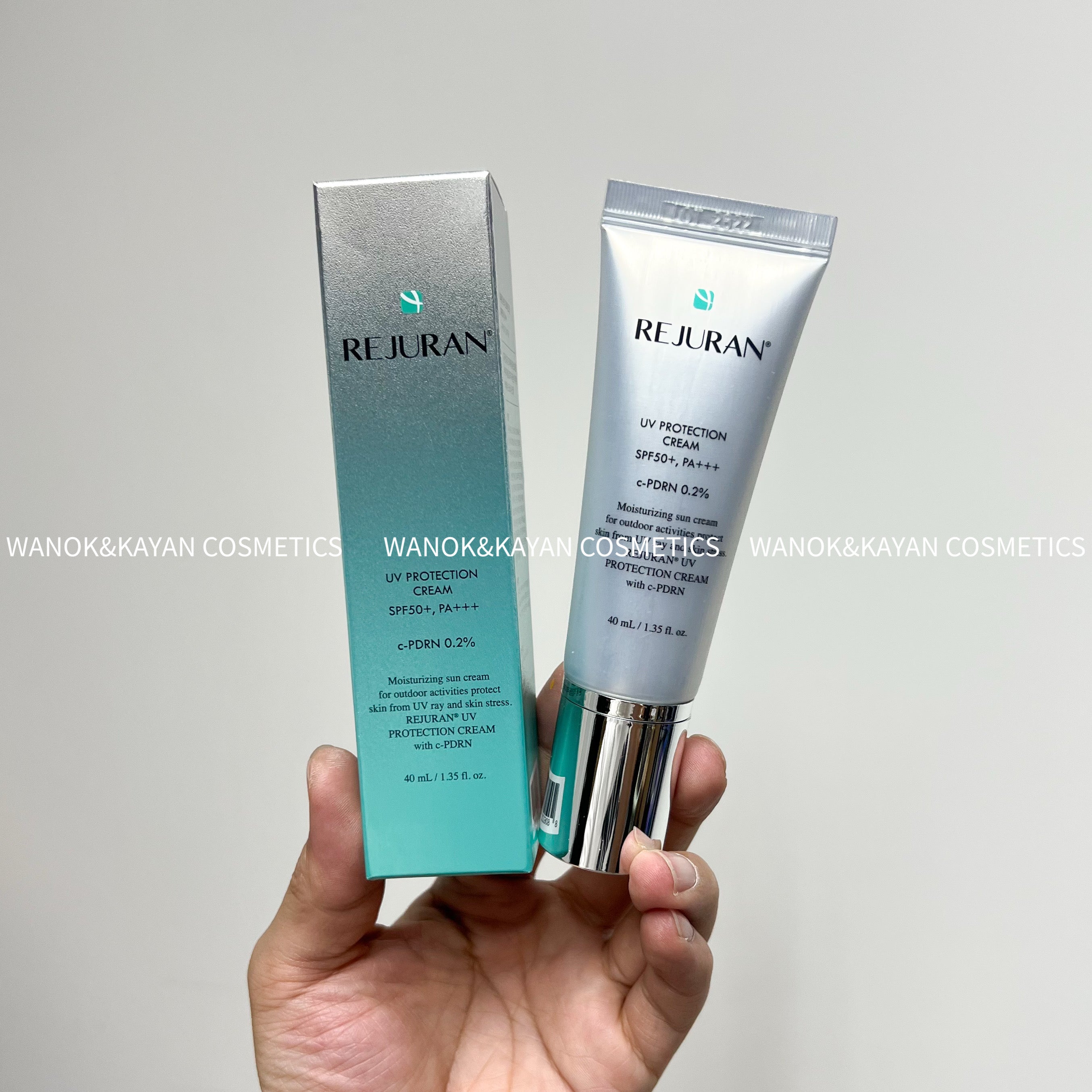 REJURAN 修復防曬霜 40ml 麗珠蘭 防曬霜40ML SPF50+ PA+++ c-PDRN 0.2%