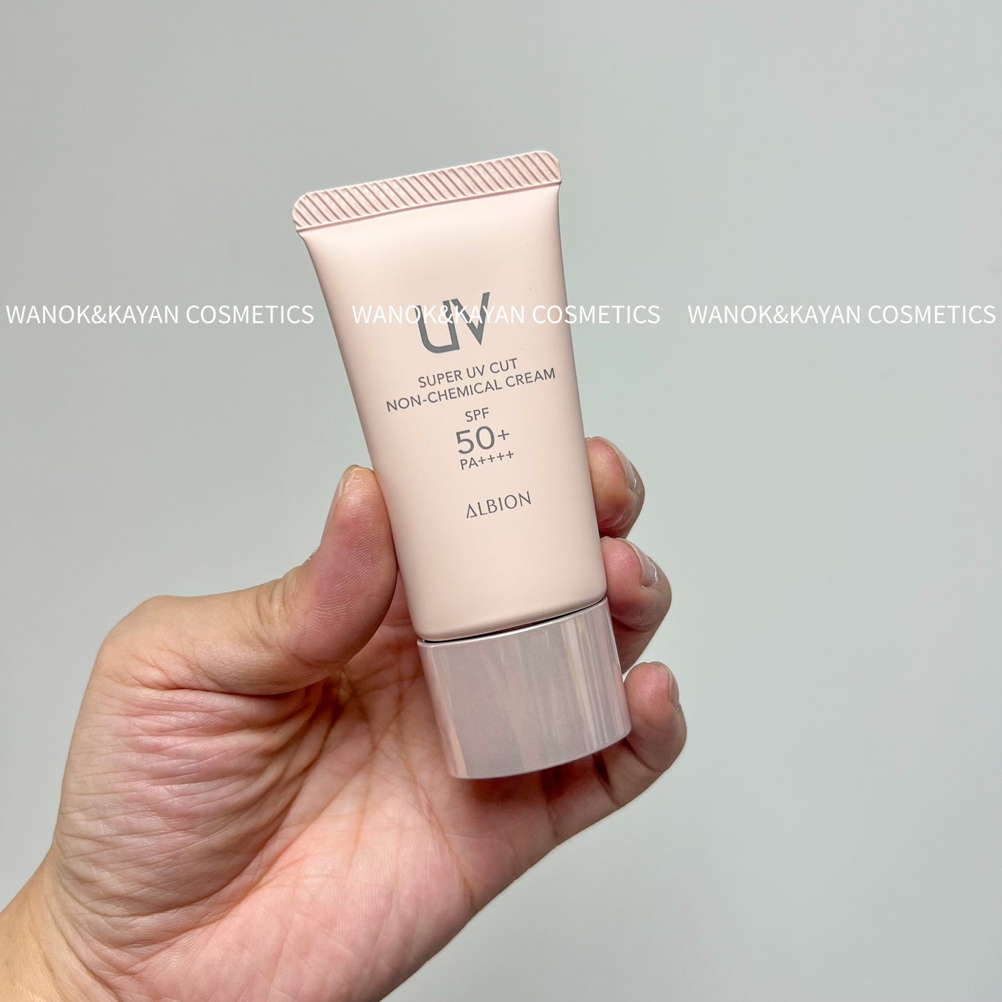 包順豐 新款 albion 澳爾濱 粉噸噸多效精華防曬霜40g物理敏感保濕隔離防水 ALBION UV SUPER UV CUT NON-CHEMICAL CREAM SPF 50+ PA++++