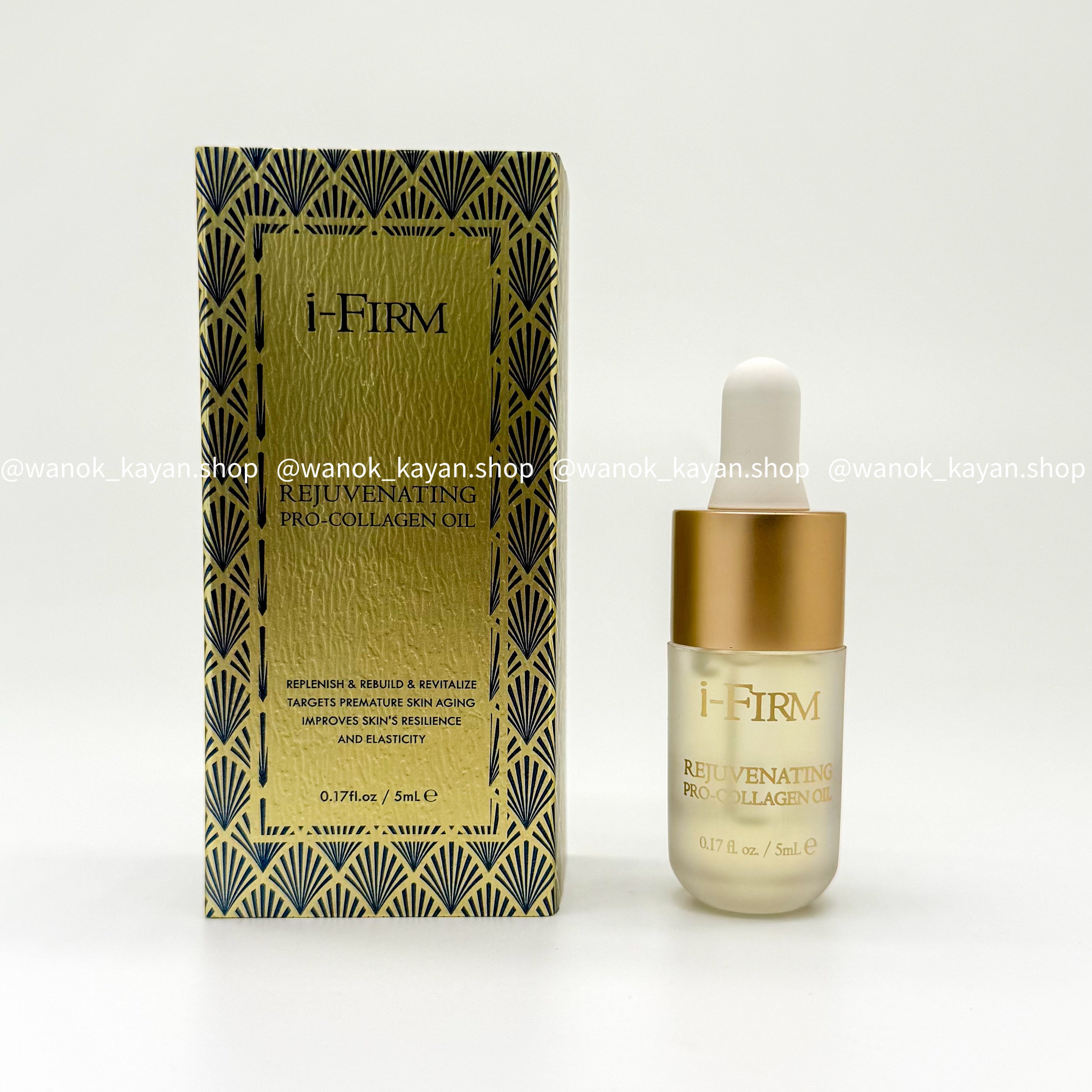 ifirm 魅力黑金骨膠原精華油 5ml i-FIRM REJUVENATING PRO-COLLAGEN OIL iFIRM  i-FIRM 黑金魅力膠原滲透油 Rejuvenating Pro-Collagen Oil 黑金油