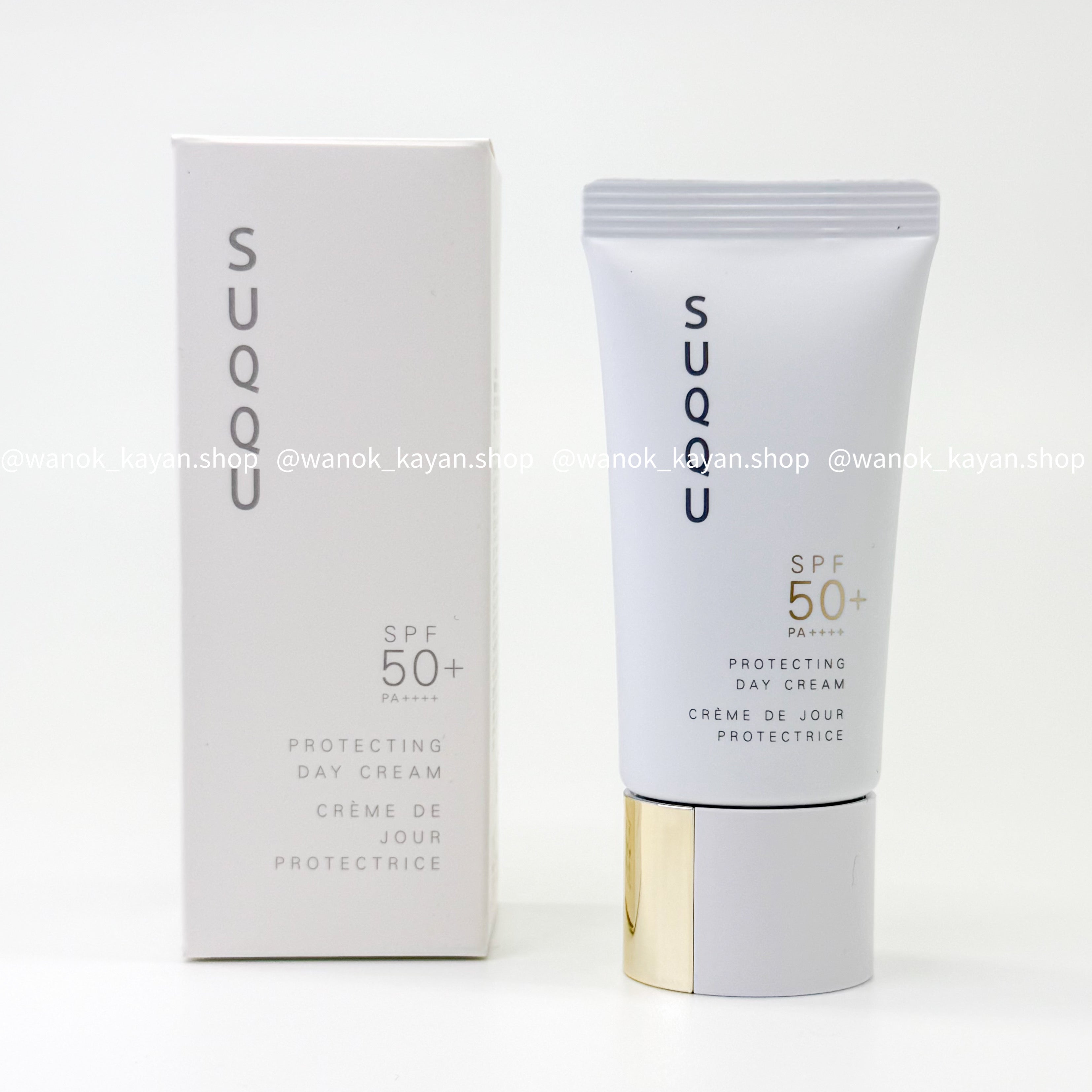 SUQQU 晶采防曬日霜 SPF50+ PA++++ 30g白管金蓋 PROTECTING DAY CREAM