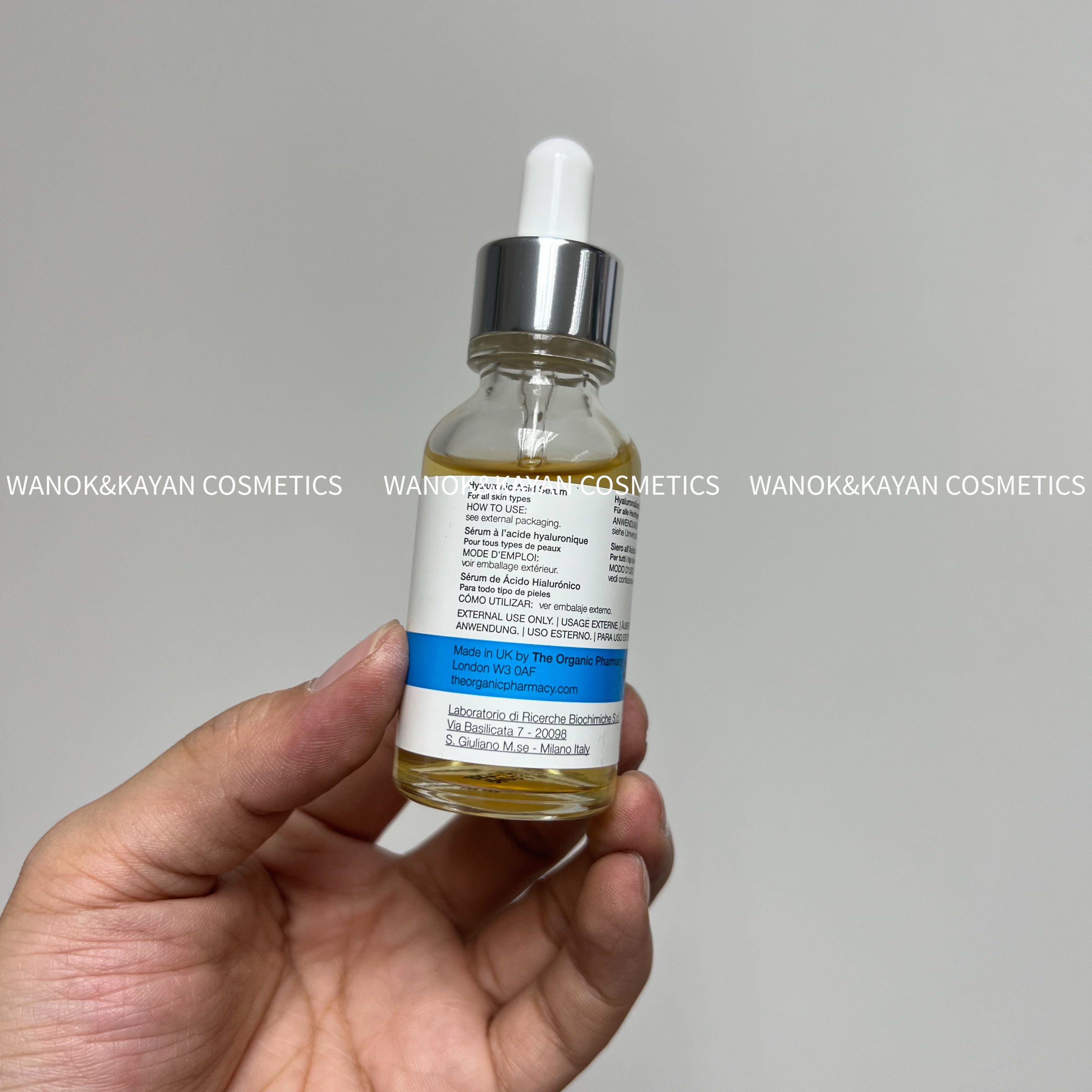 The Organic Pharmacy 玻尿酸豐潤精華 30ml Hyaluronic Acid Serum Plump and Hydrate Smooth Fine Lines and Wrinkles