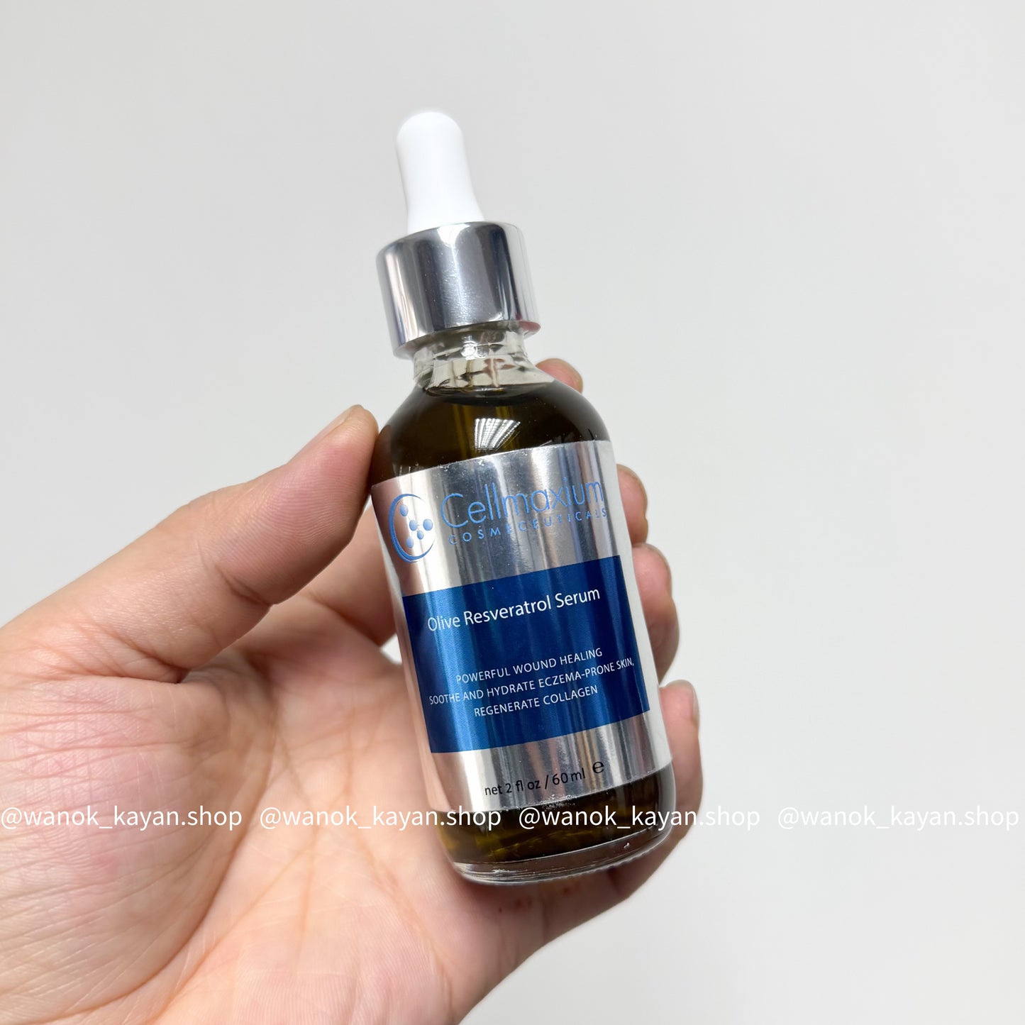 包順豐 美國 Cellmaxium 油橄欖白藜蘆醇精華 30ml 60ml Olive Resveratrol Serum Cellmaxium Olive Resveratrol Serum 急救橄欖白藜蘆醇精華
