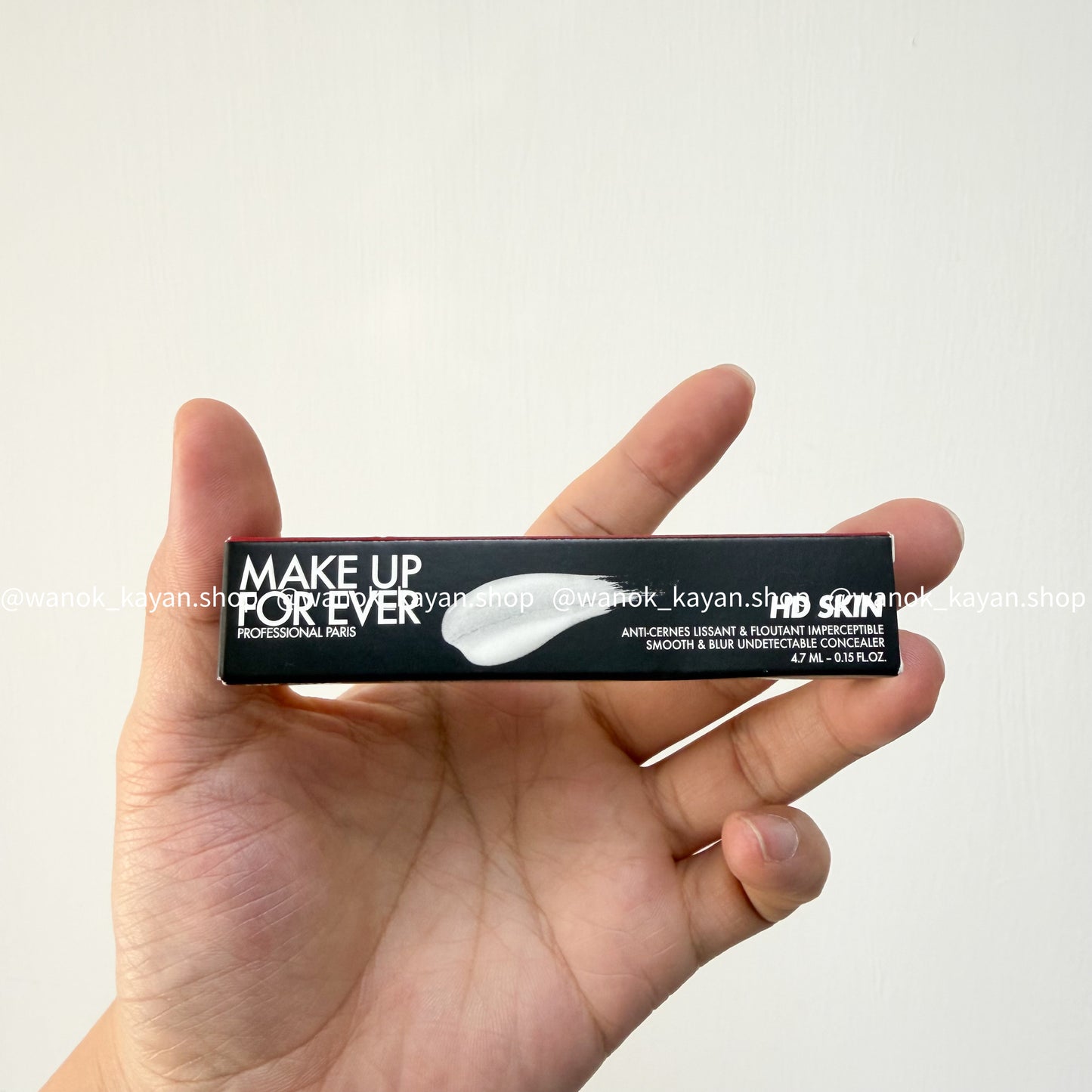 包順豐 MAKE UP FOR EVER HD SKIN高清隱形遮瑕霜 遮瑕液膏膠原棒高清無痕遮瑕筆隱形毛孔遮蓋黑眼圈痘印持久 4.7ml MAKEUP FOR EVER HD SKIN