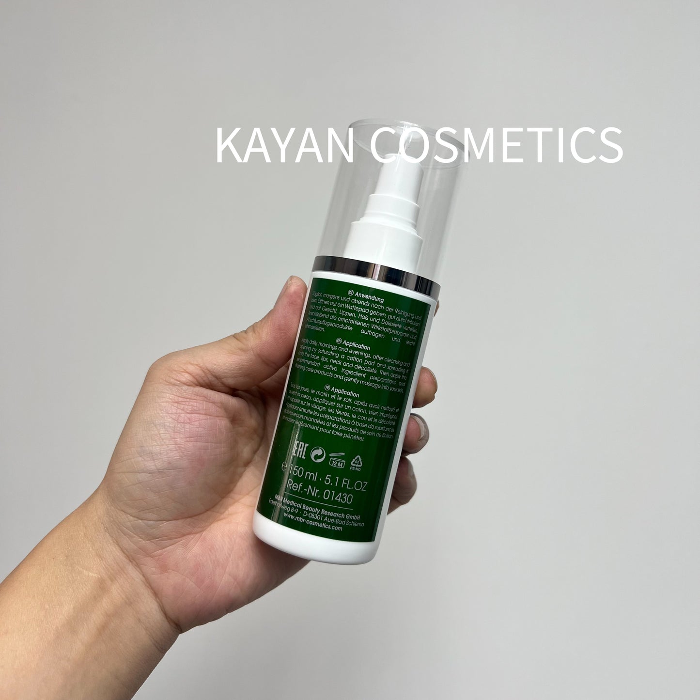 德國MBR Medical Beauty Research MBR鑽石水精粹水 復春精華水150ml Hydrating & Litting Toner