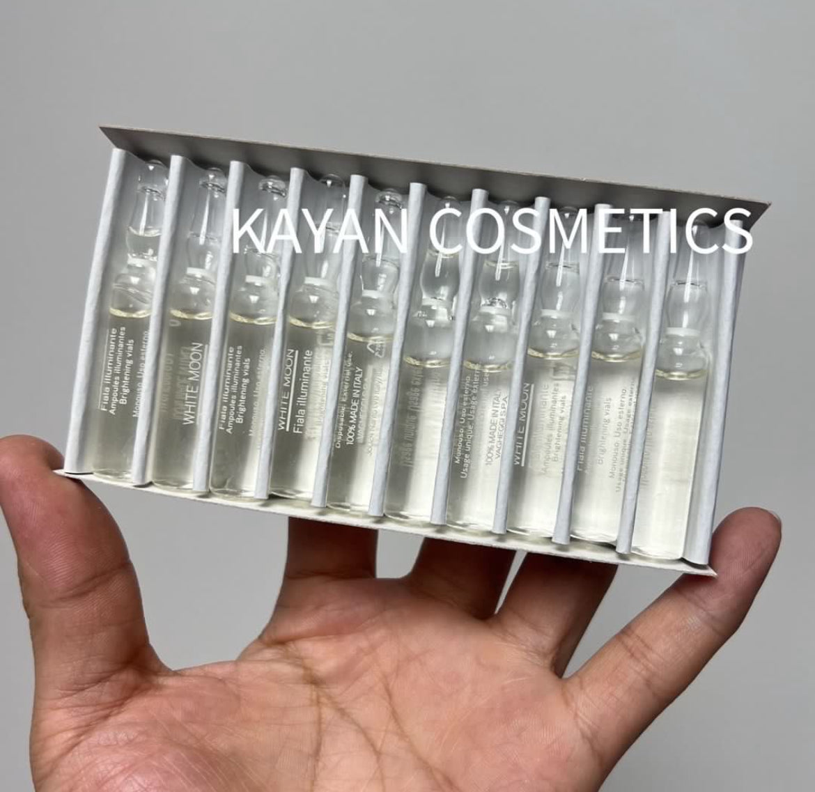 包順豐 意大利 VAGHEGGI 韻姿  4C亮白精華素10*2.5ML WHITE MOON Fiala illuminate Ampoules illuminates Brightening vials