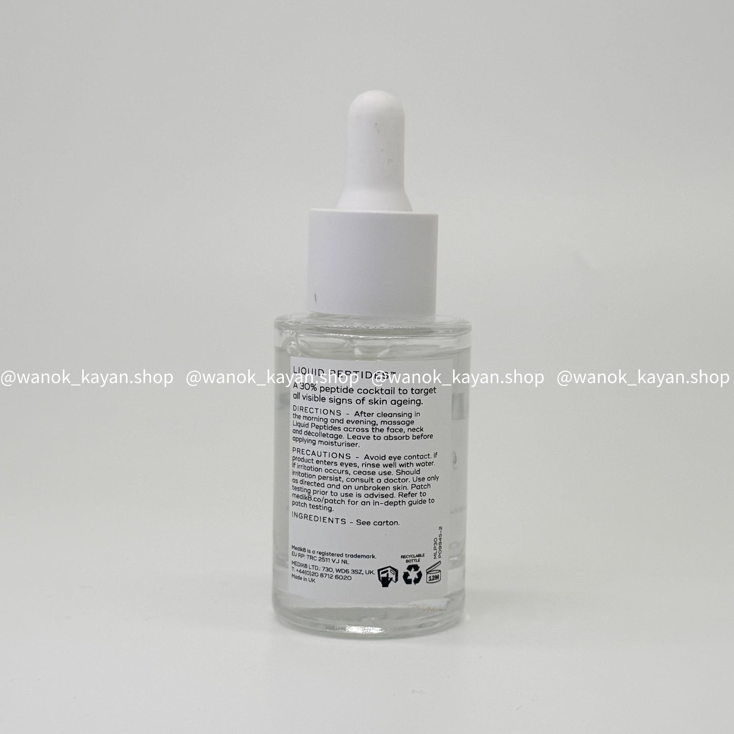 包順豐 美國 Medik8  Liquid Peptides 液體多肽 30% 復合多肽精華液 透明質酸抗衰 30ml