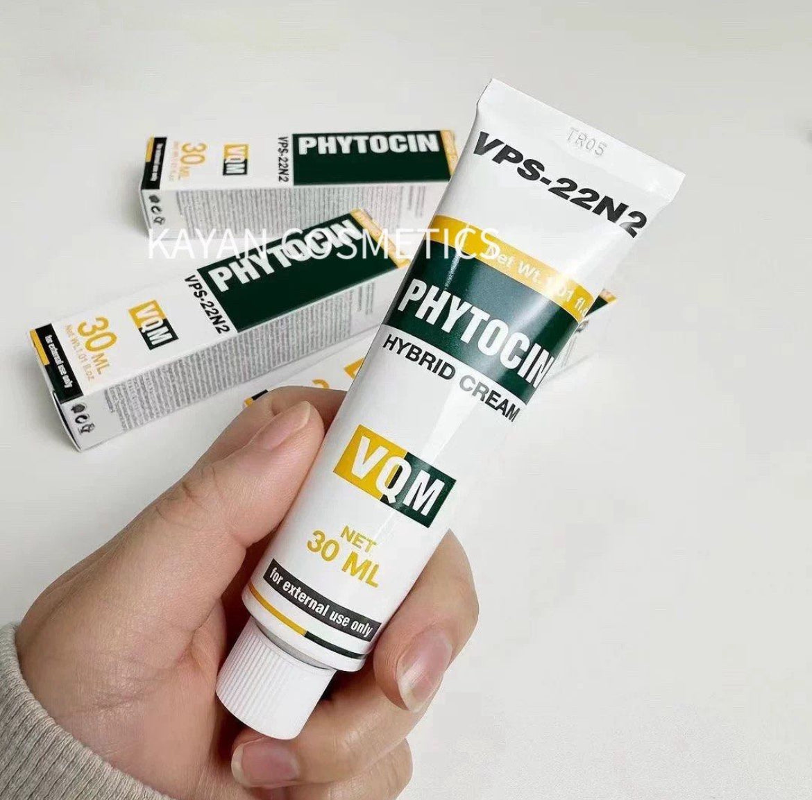 包順豐 韓國院線 PHYTOCIN 再生修復霜 VQM面霜退紅鎮 VPS-22N2 VOM  VQM Phytocin Hybrid Cream 超素顏30ML (凹凸洞救星)