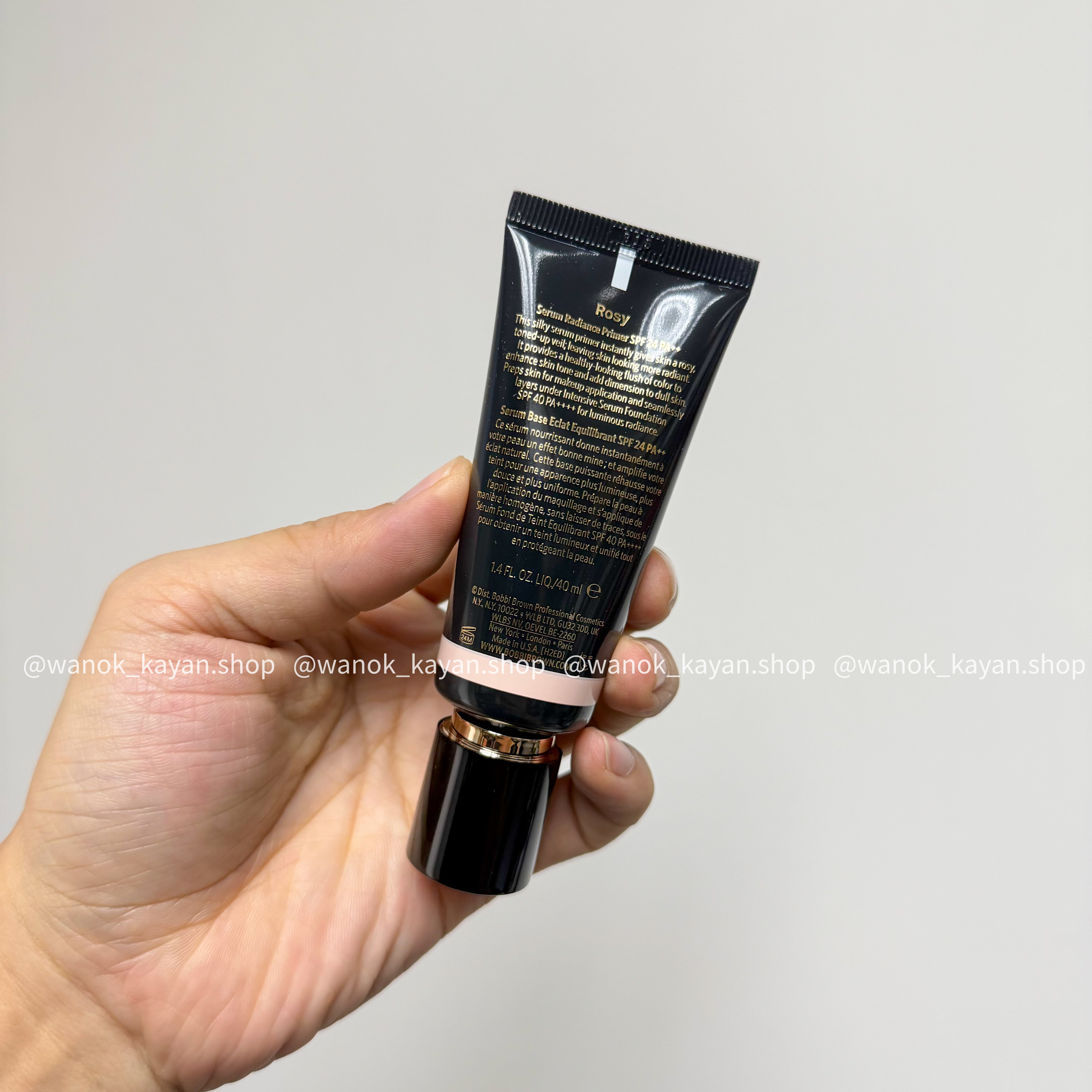新版#Rosy BOBBI BROWN BOBBI BROWN 蟲草精華隔離妝前乳 spf20  Intensive SERUM RADIANCE PRIMER SERUM BASE ECLAT Equilibrant SPf20 PA++ 40ml