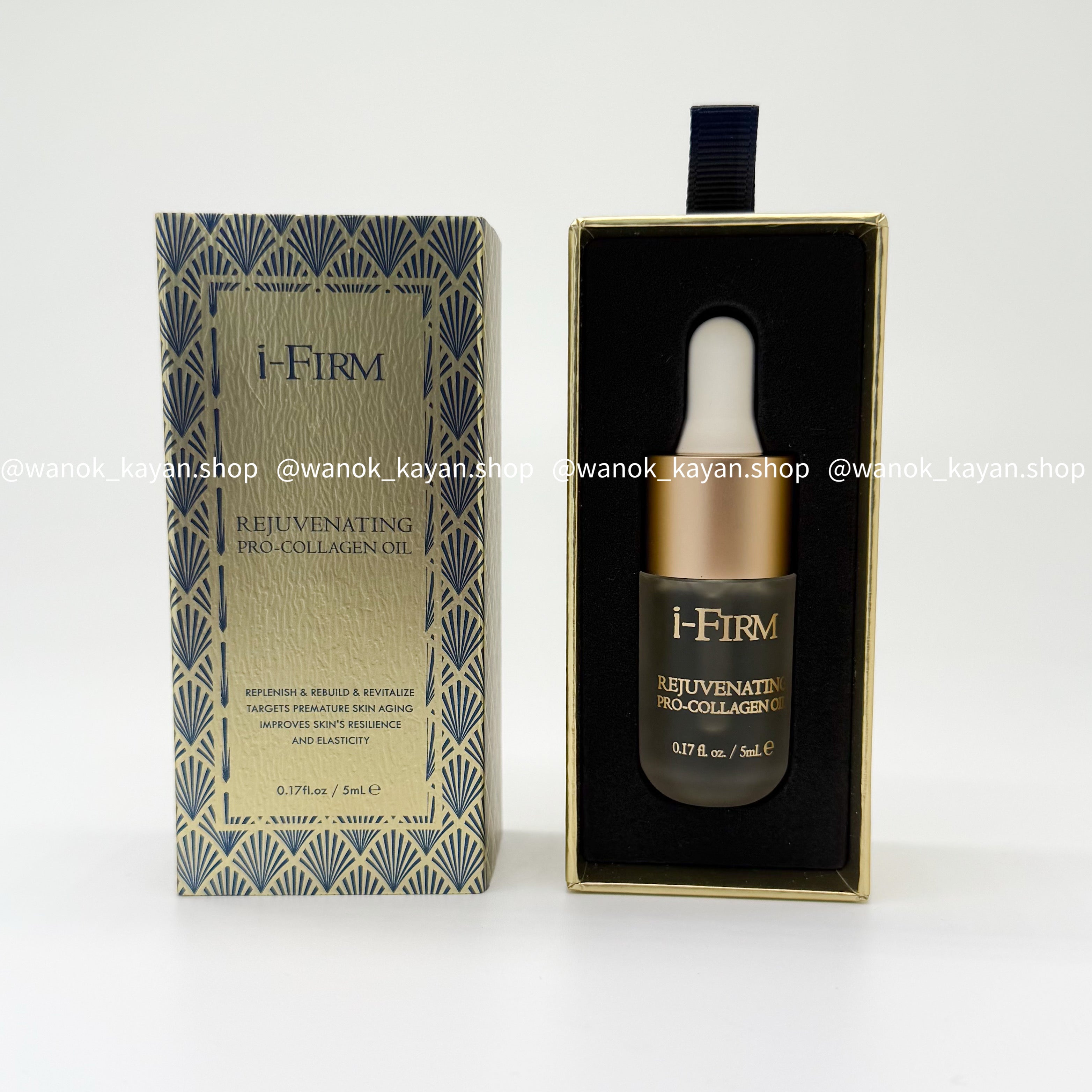 ifirm 魅力黑金骨膠原精華油 5ml i-FIRM REJUVENATING PRO-COLLAGEN OIL iFIRM  i-FIRM 黑金魅力膠原滲透油 Rejuvenating Pro-Collagen Oil 黑金油