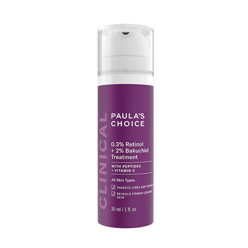 寶拉珍選 Paula's Choice 0.3% A醇 + 2% 補骨脂酚精華乳 30ml CLINICAL 0.3% Retinol + 2% Bakuchiol Treatment