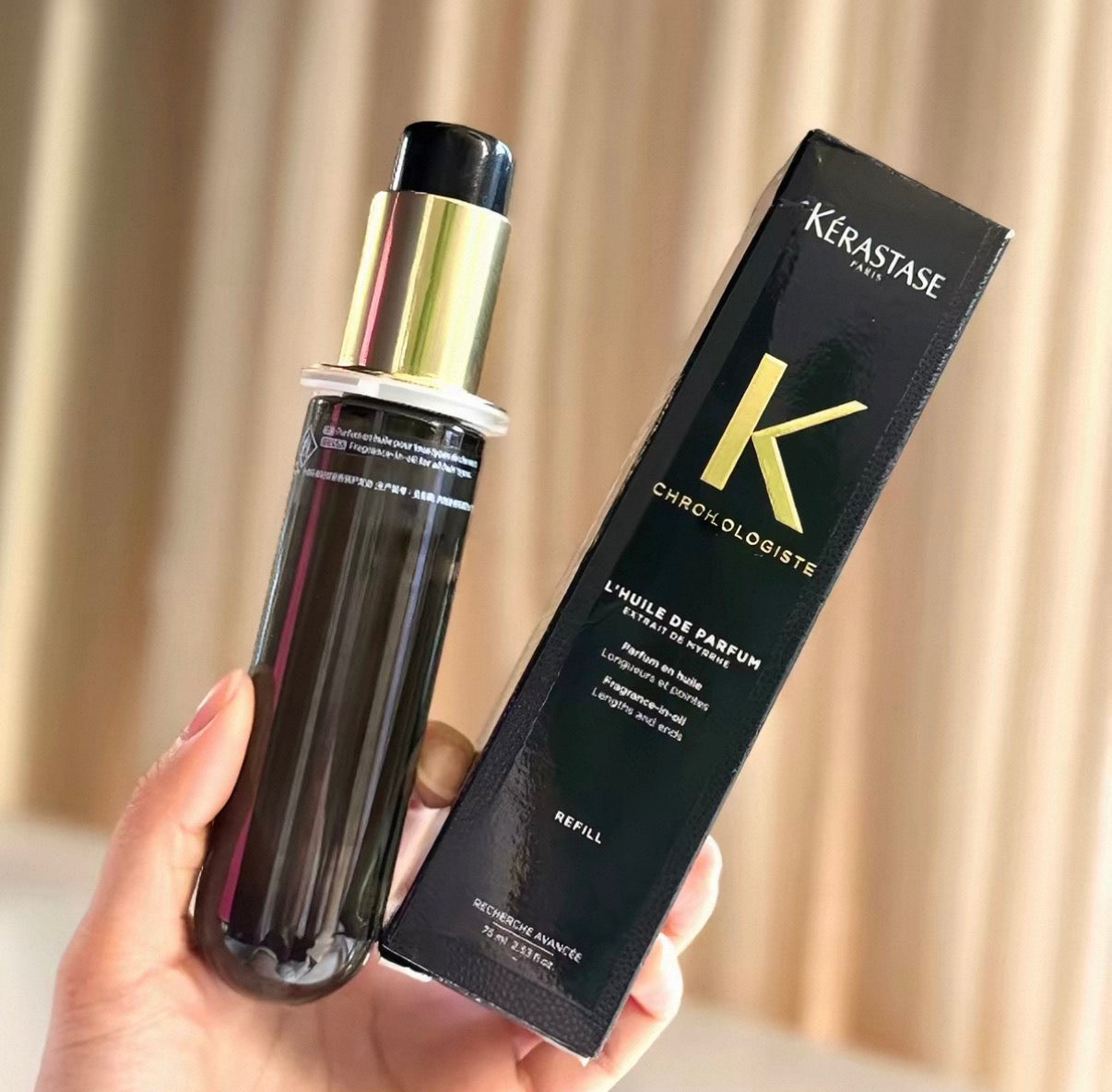 KERASTASE 逆時光至臻修護精華 黑鑽精油魚子護髮油 KERASTASE  GHRONOEOGISTE  HUILE DE PARFUM Parfum