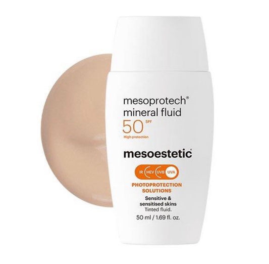 mesoestetic  美斯蒂克 mesoprotech mineral fluid 全物理光子防曬乳 50ml