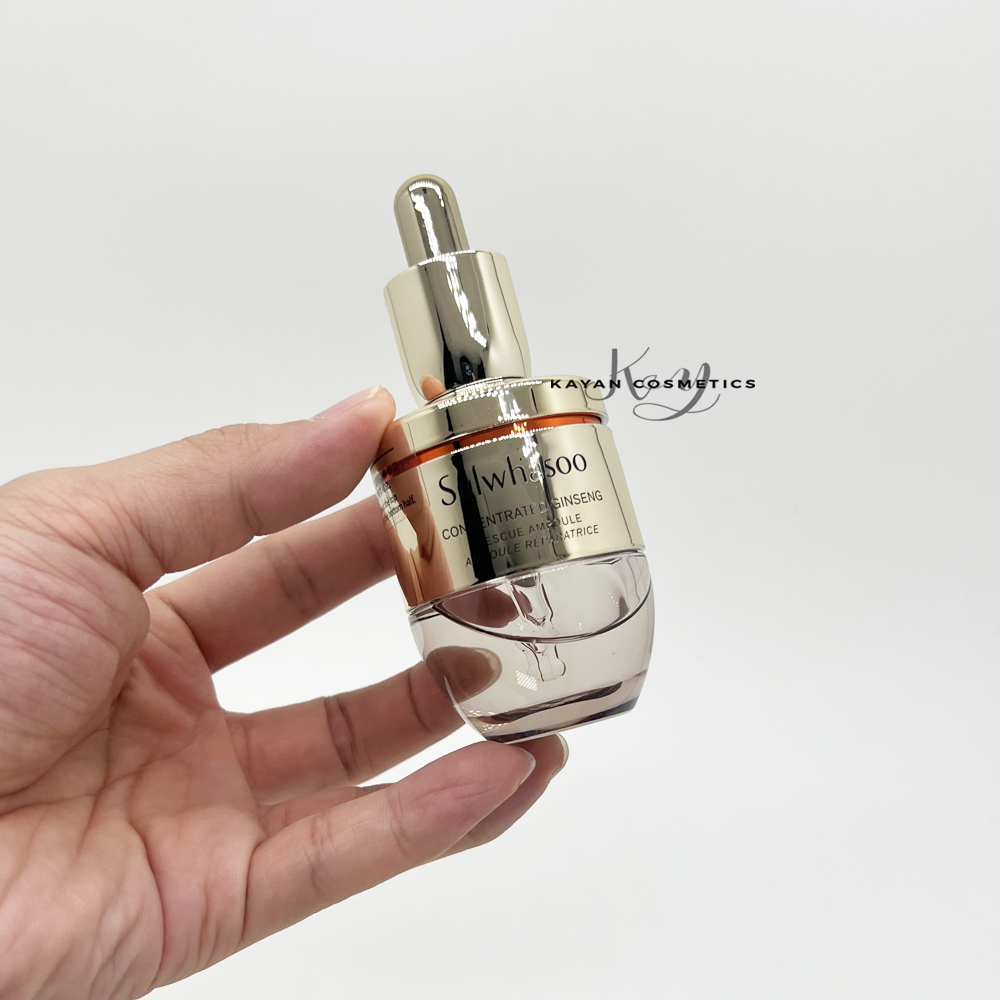 25年新版本 包順豐 Sulwhasoo 雪花秀 滋陰生人參煥顏高效精華液20g Concentrated Ginseng Rescue
Ampoule 紓緩 修復肌膚狀態人參安瓶舒緩肌膚精華＃速效改善脆弱肌 Sulwhasoo皇牌雪花秀