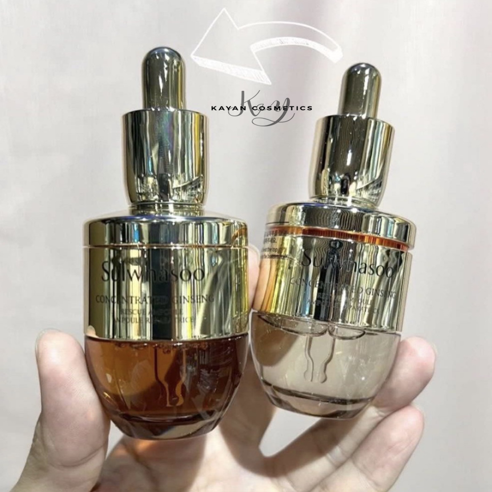 25年新版本 包順豐 Sulwhasoo 雪花秀 滋陰生人參煥顏高效精華液20g Concentrated Ginseng Rescue
Ampoule 紓緩 修復肌膚狀態人參安瓶舒緩肌膚精華＃速效改善脆弱肌 Sulwhasoo皇牌雪花秀