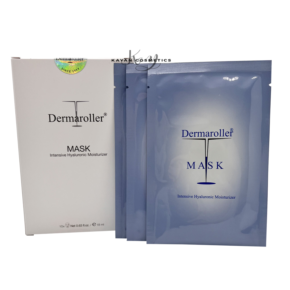 德國 Dermaroller玻尿酸面膜10片IntensiveHyaluronic Moisturizer MASK 蠶絲面膜十片裝