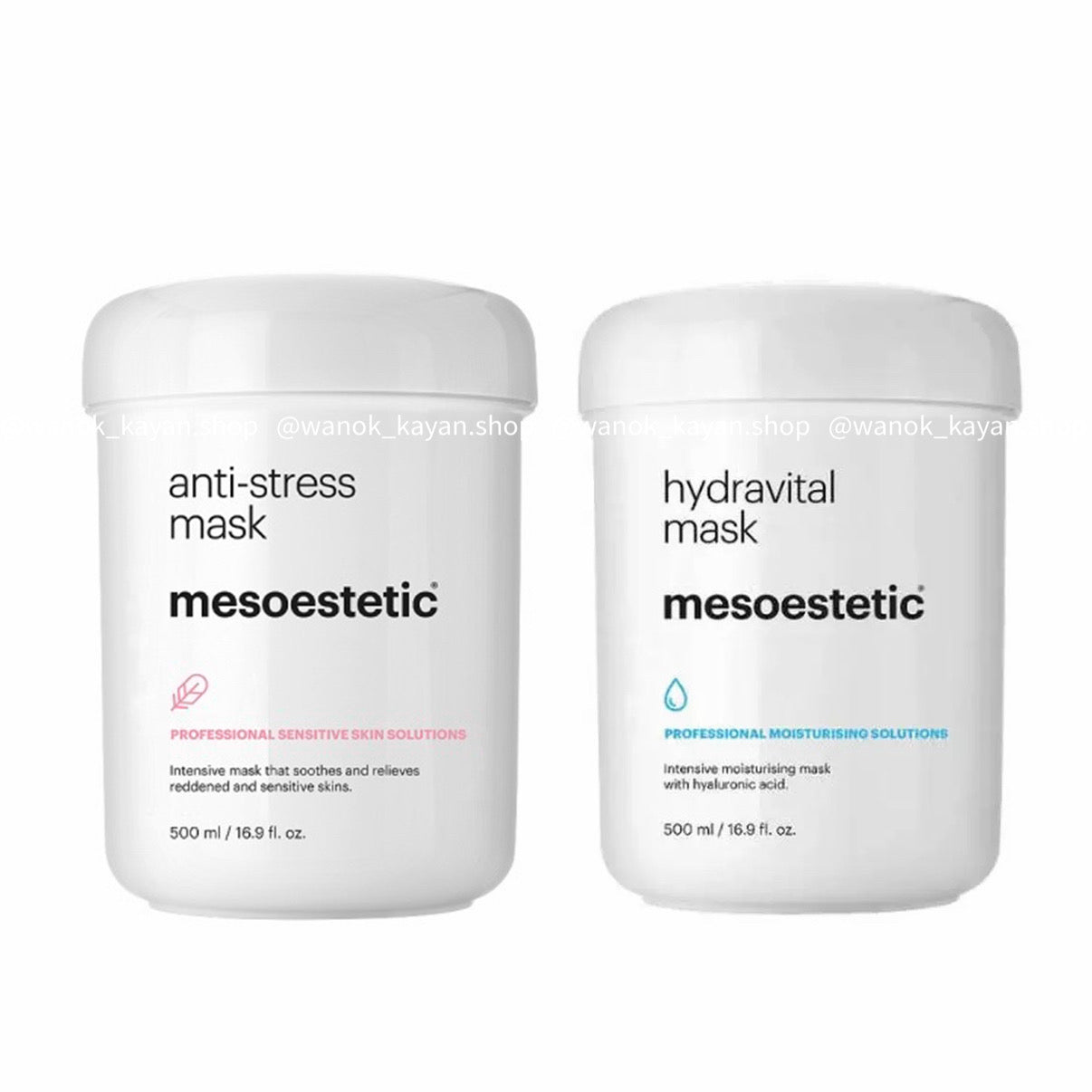 Mesoestetic 美斯蒂克  hydravital 鎖水磁石面膜  Hydravital Mask 500ml / anti-stress mask 修復抗氧化保濕面膜 500ml