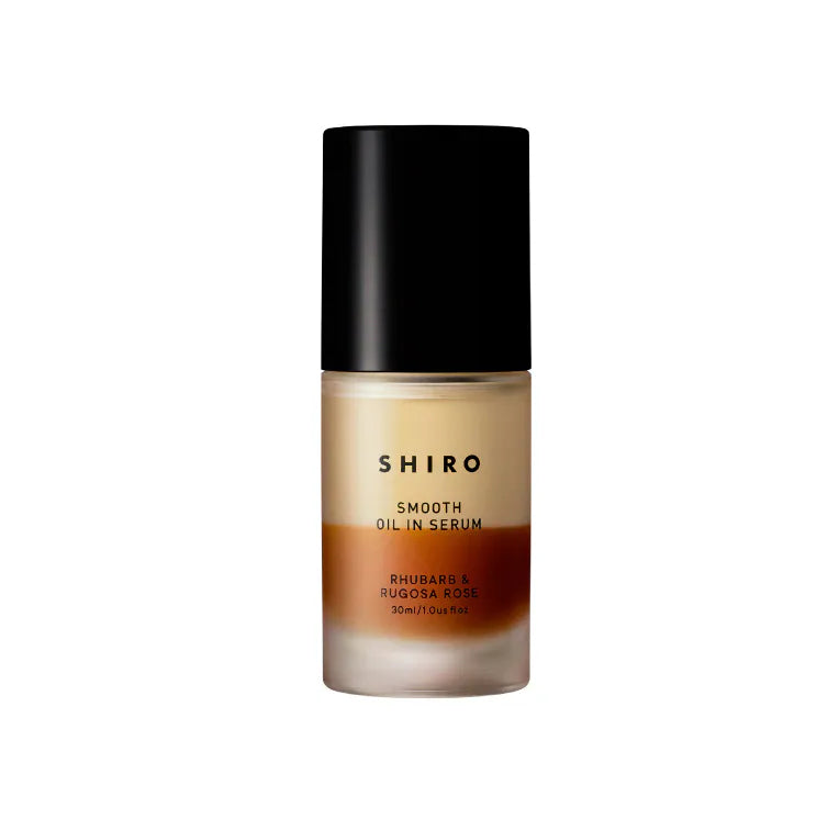 SHIRO 大黃玫瑰油雙層美容精華 30ml Rhubarb & Rugosa Rose Smooth Oil In Serum
