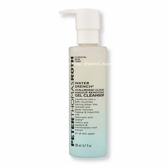 Peter Thomas Roth Water Drench Hyaluronic Cloud Makeup Removing Gel Cleanser  彼得羅夫沁潤雲朵卸妝潔面啫喱 200ml