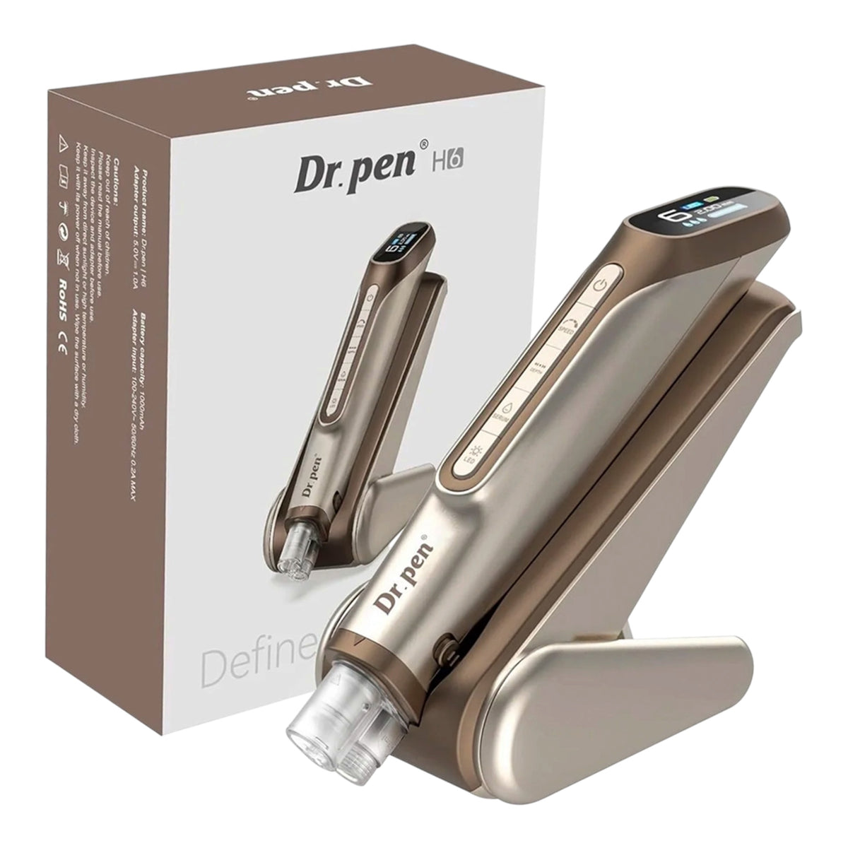 Dr. Pen Hydra Pen H6 專業智動導入微針儀 Dr. Pen H6 Advanced Serum Infusion Microneedling Pen （送5個針頭）