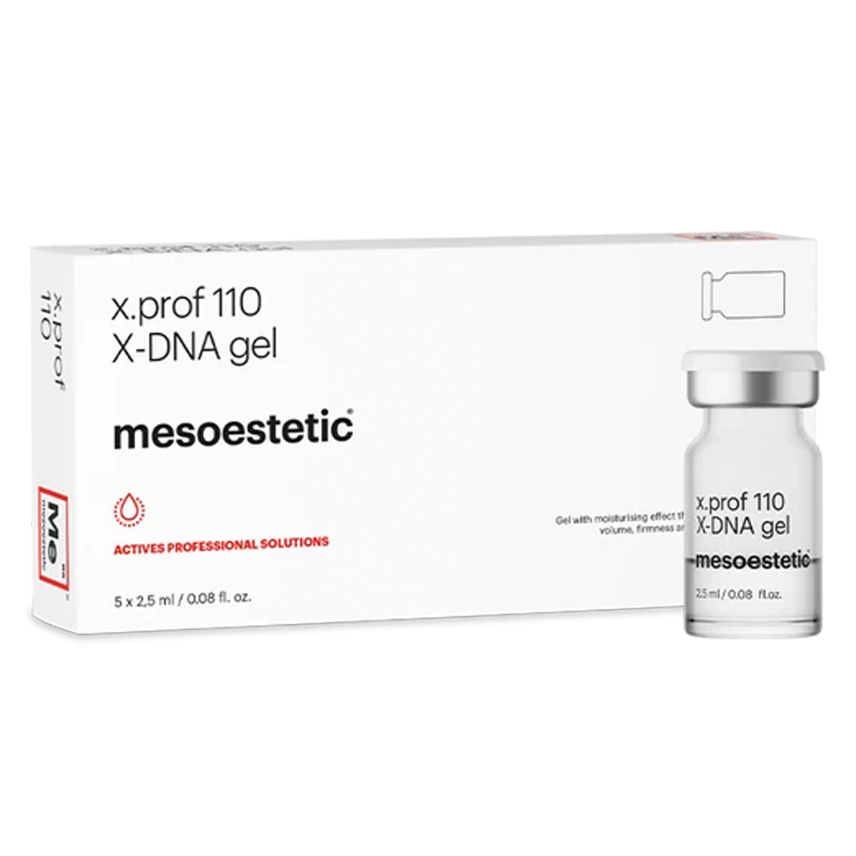 mesoestetic x.prof 110 X-DNA gel X-DNA 三合一膠原再生原液 / 聚核苷酸修復精華  5 × 2.5ml