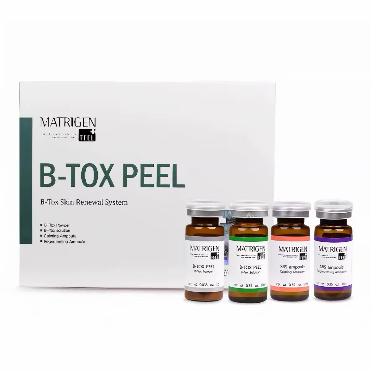 Matrigen 海藻矽針 水解海綿針 植物海綿微針 Matrigen B-ToxPeel 海藻矽針皮膚再生修復 1盒12枝