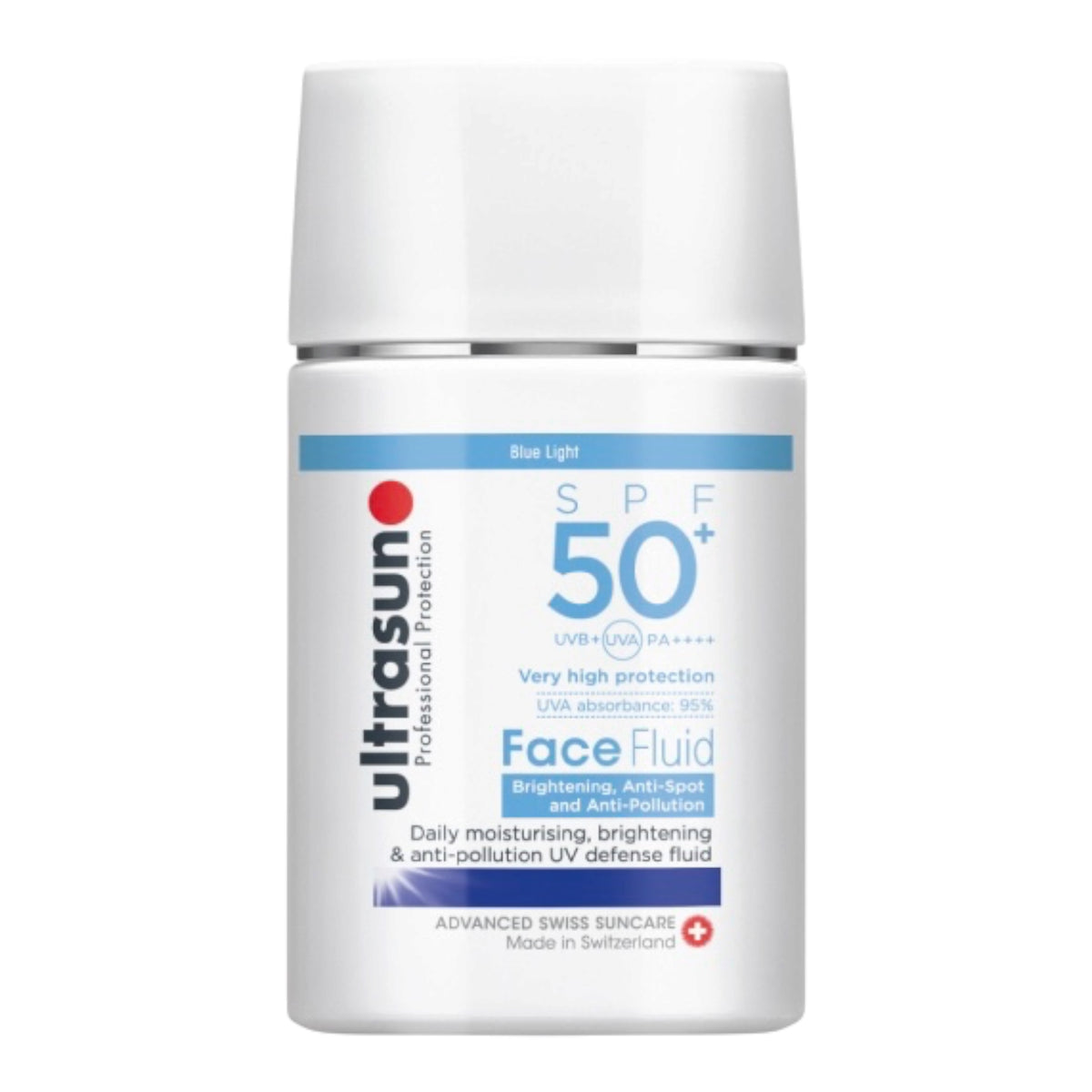 Ultrasun 多效亮膚抗污染防曬乳 SPF50+ 40ml Ultrasun Face Fluid Brightening, Anti-Spot and Anti-Pollution SPF50+ (日期至2027/05）