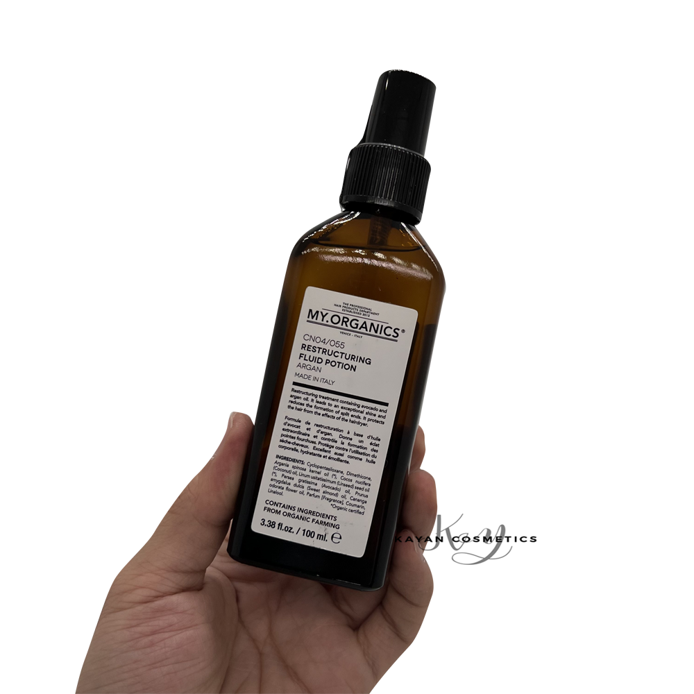 my.organics 摩洛哥有機護髮油精油100ml  CNO4/055 THE ORGANIC RESTRUCTURING FLUID POTION ARGAN