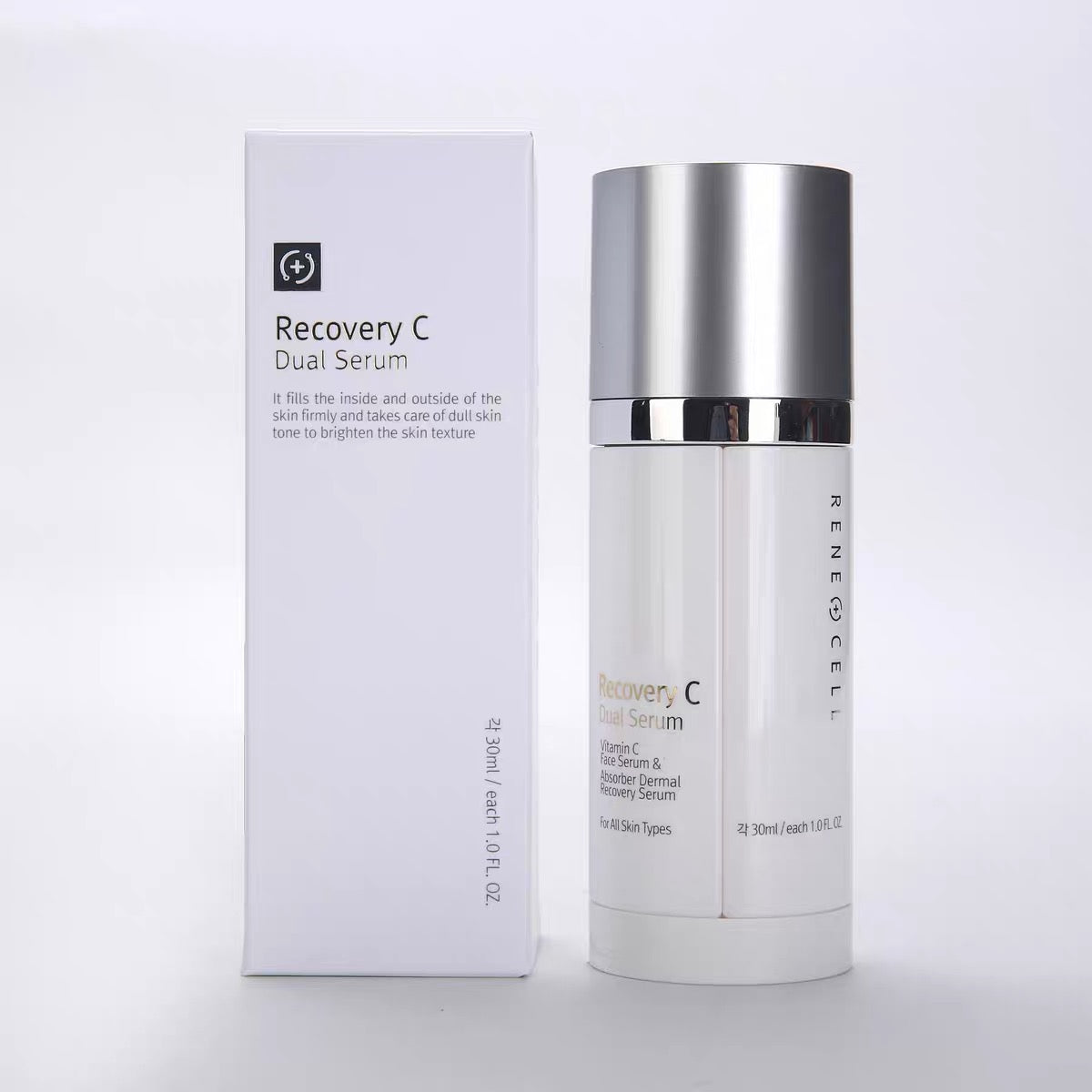 Rene-cell 維C雙效修復精華 各30ml Rene-cell Recovery C Dual Serum Renecell