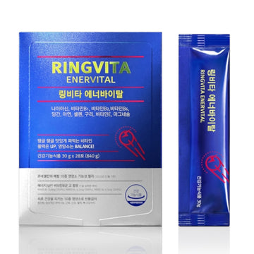 Rene-Cell RINGVITA ENERVITAL  健康功能食品 維他命營養果凍條 （一盒內含 28 包，每包 30g）ReneCell 條裝條狀果凍（隨身包）