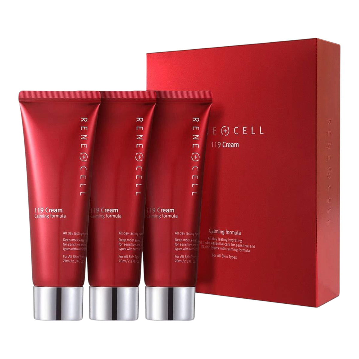 Rene-Cell 119 冰潤舒緩啫喱面膜 70mlx3 Rene-Cell 119 Cream Calming Formula 119 急救面膜 ReneCell