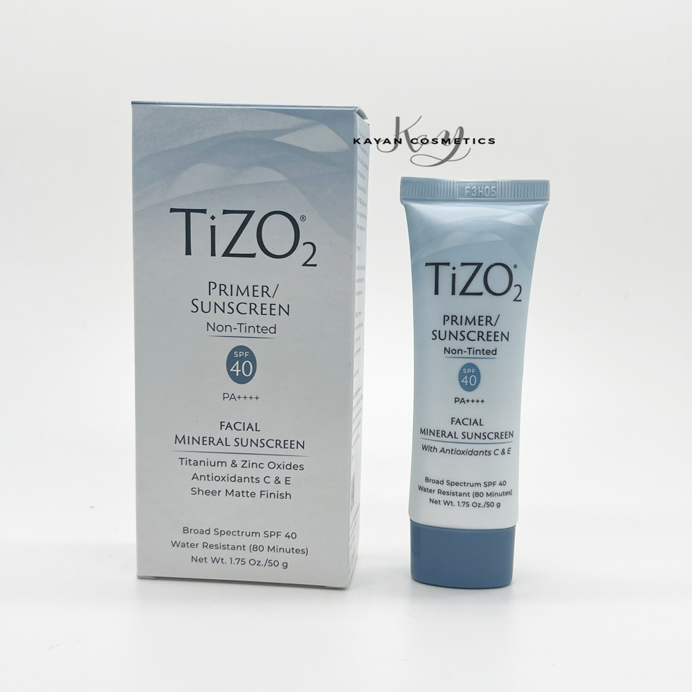 包順豐 章小蕙推薦美國 Tizo2 物理防曬霜 SPF40防紫外線隔離敏感肌孕婦可用50g PRIMER /SUNSCREEN Non-Tinted FACIAL MINERAL SUNSCREEN