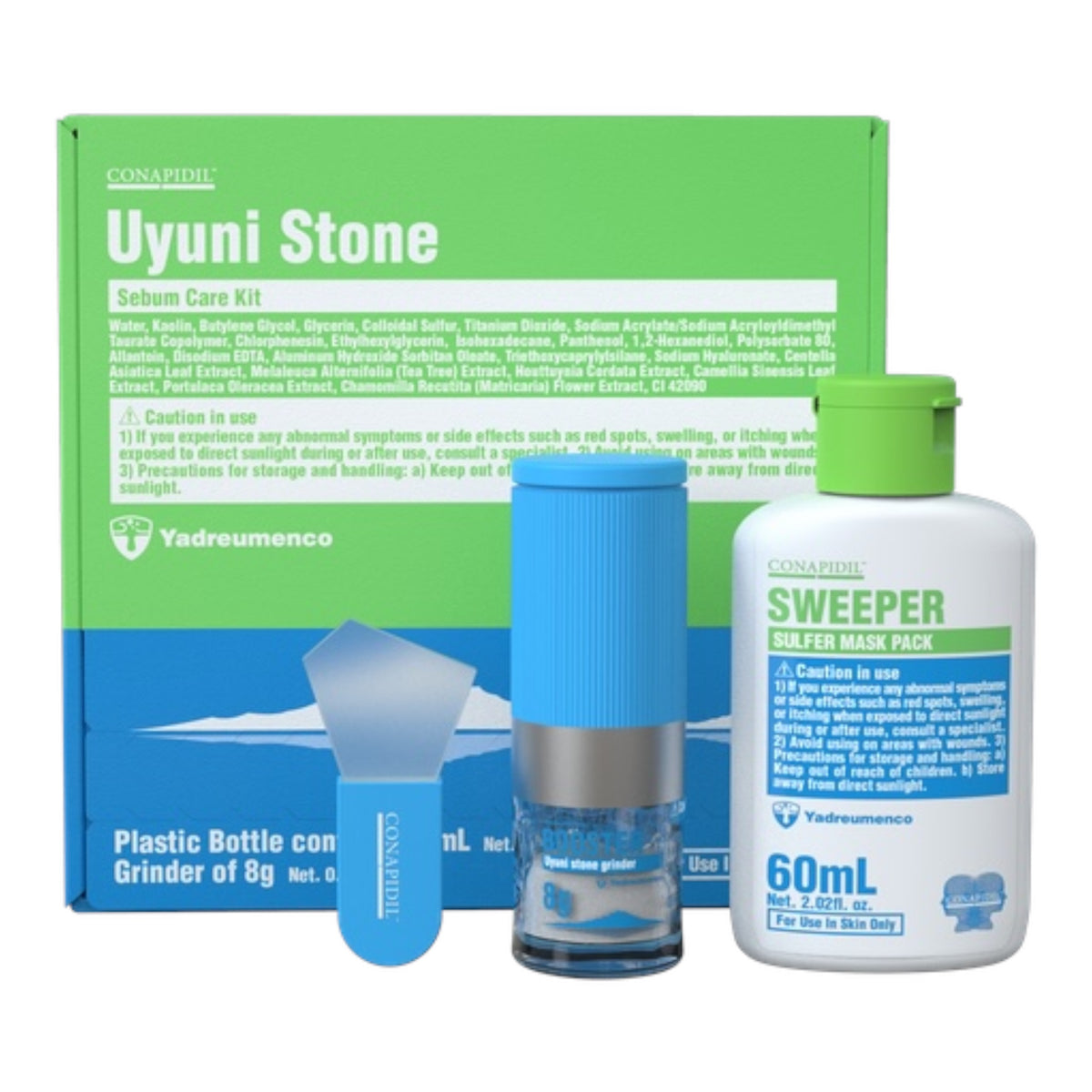 CONAPIDIL Uyuni Stone Sebum Care Kit 烏尤尼礦鹽淨膚面膜套盒