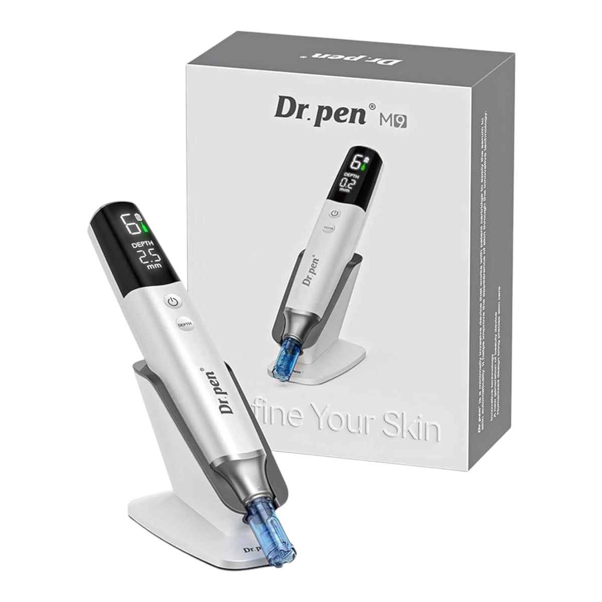 Dr. Pen M9 智慧自動微針筆 送（18-PINx2 、36-PIN 、42-PIN 、ROUND NANO）