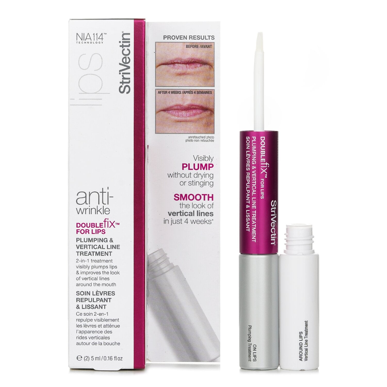 StriVectin 皺效奇蹟 抗皺雙重修復豐唇及垂直紋護理 5ml DoubleFix™ For Lips Plumping & Vertical Line Treatment （5mlx2）