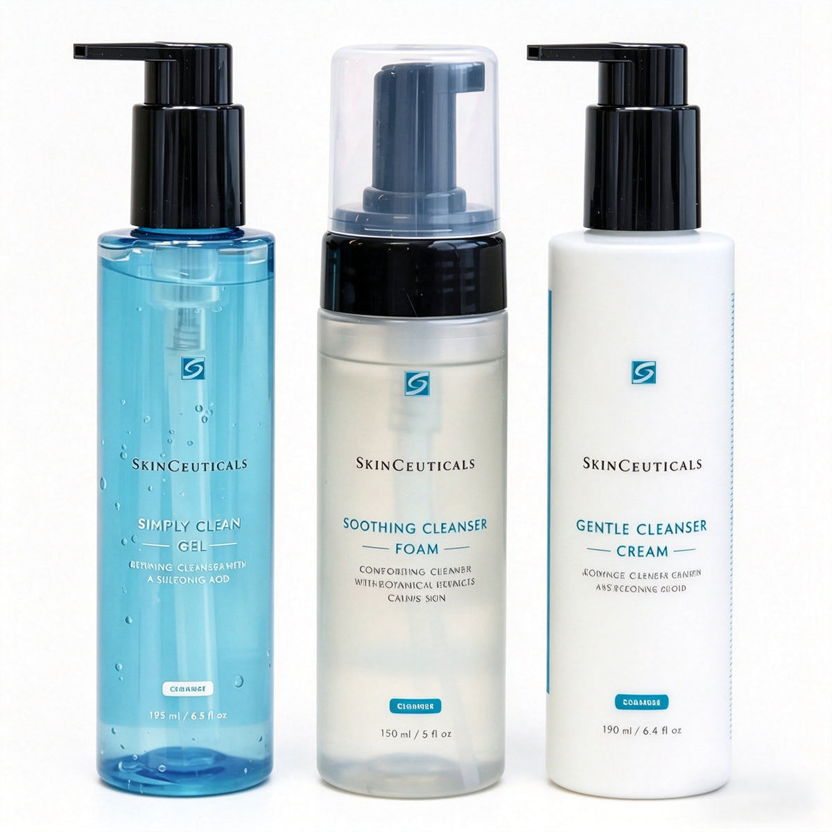 SKINCEUTICAlS Simply Clean Gel 清爽潔面啫喱 /Soothing Cleanser Foam 舒緩潔面泡沫 /Gentle Cleanser Cream 溫和洗面乳 卸妝潔面乳