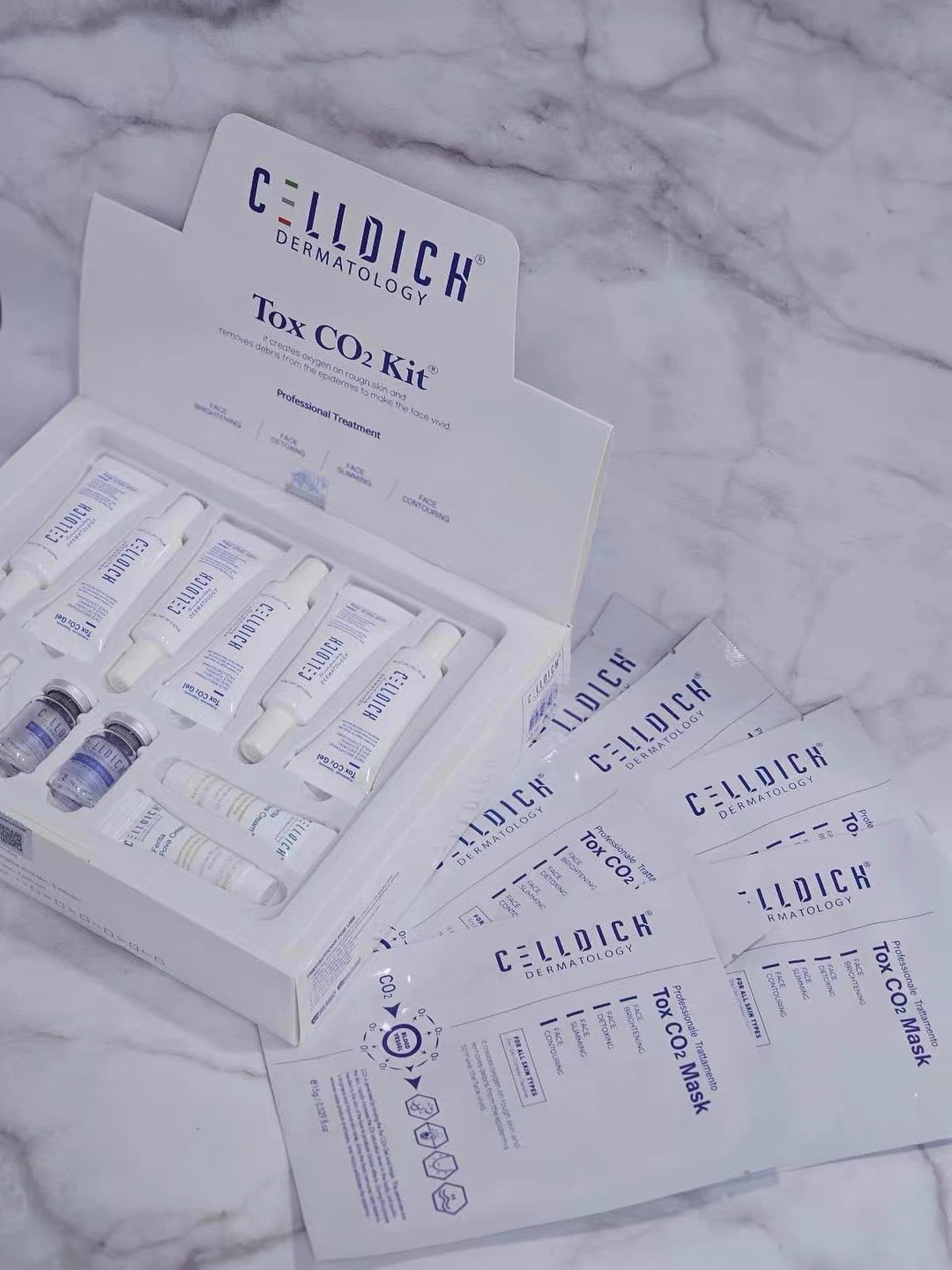 CELLDICH Tox CO2 Kit 碳酸注氧深層清潔與煥膚再生套盒